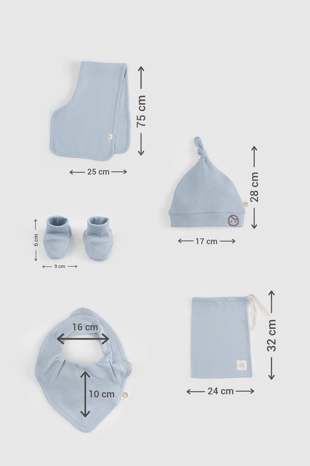 Little Gusto Organik Pamuk 10'lu Ekru Hastane Çıkış SetiLittle Gusto Organik Pamuk 10'lu Ekru Hastane Çıkış Seti