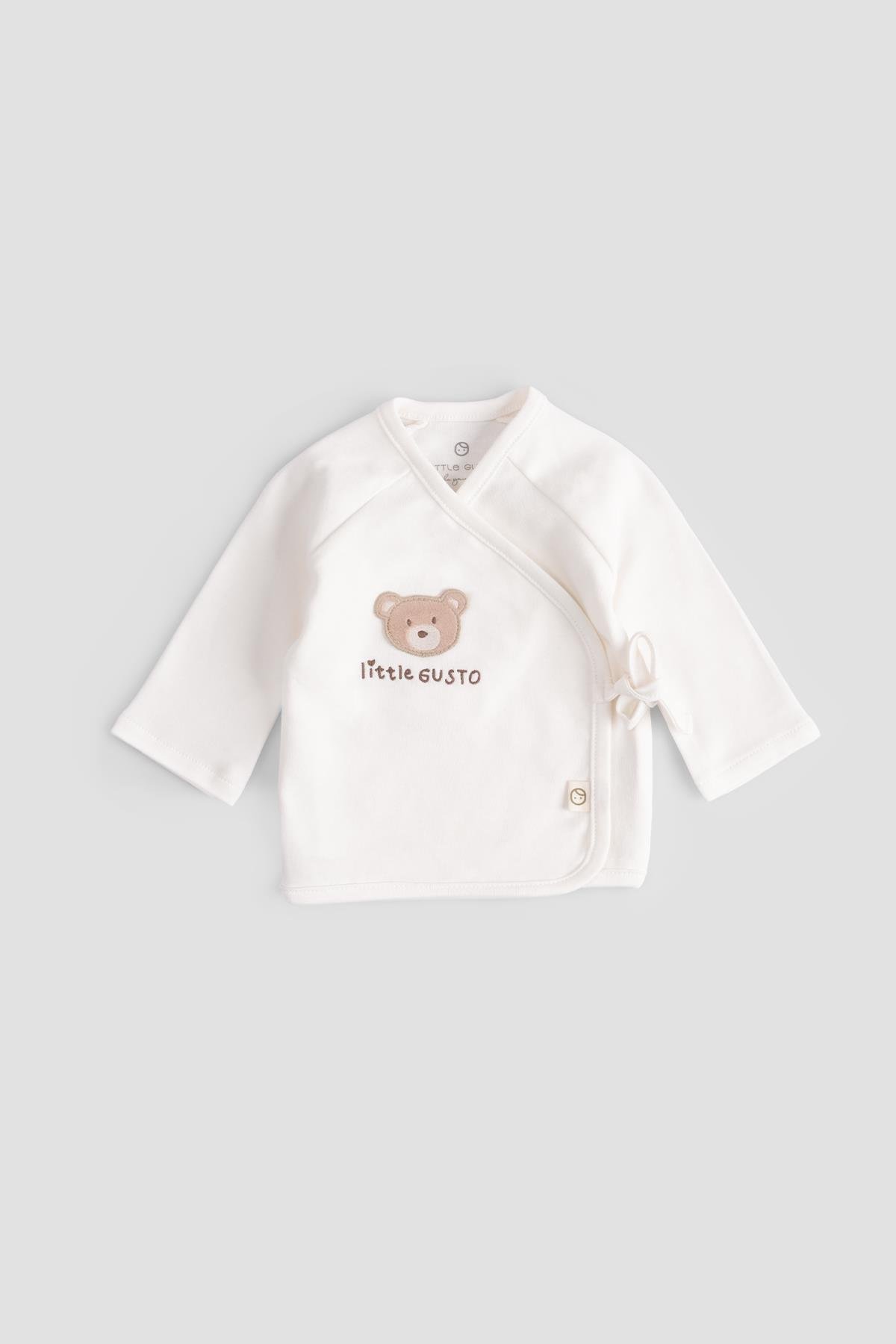 Little Gusto Organik Pamuk 10'lu Ekru Hastane Çıkış SetiLittle Gusto Organik Pamuk 10'lu Ekru Hastane Çıkış Seti