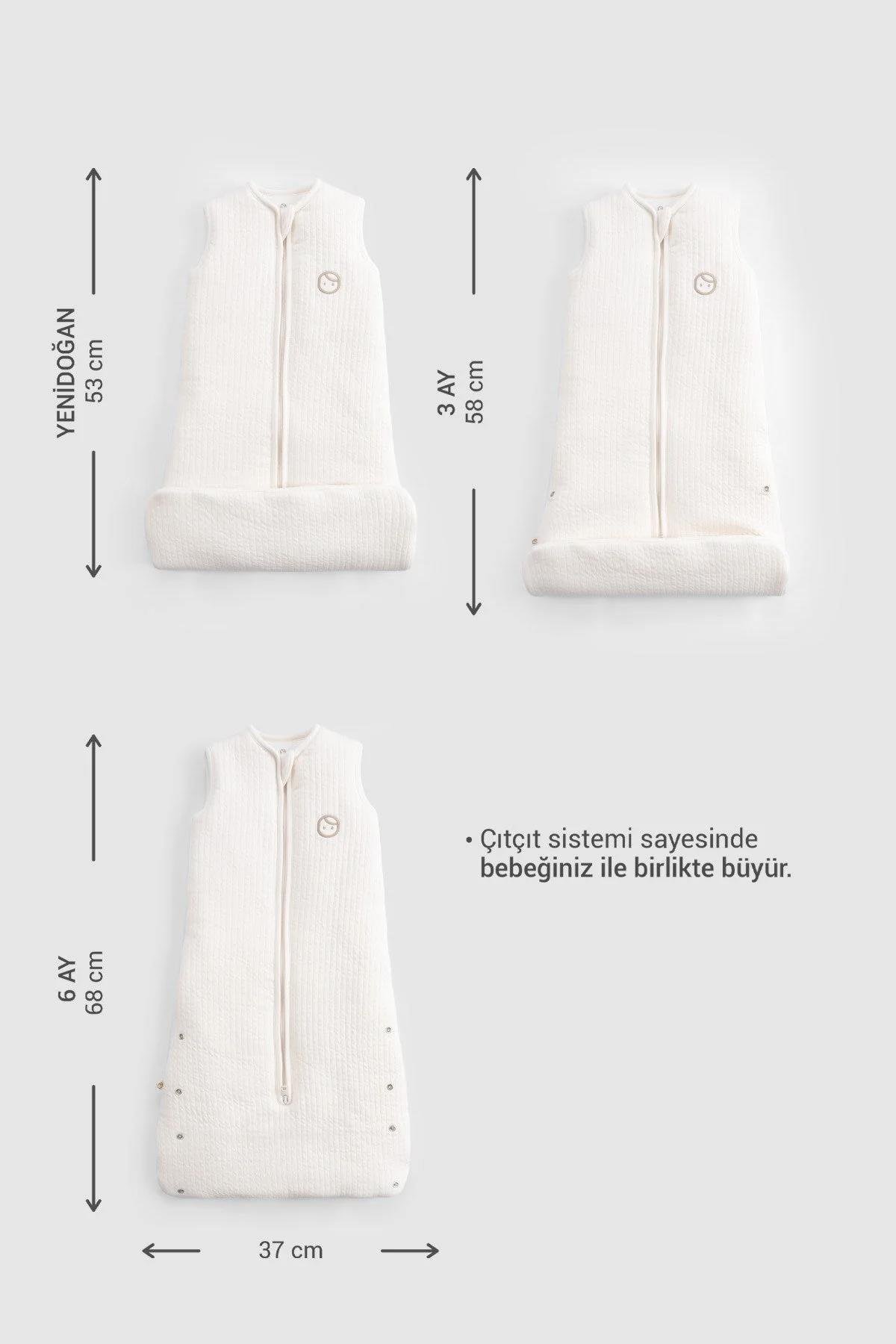 Little Gusto Unisex Uyku TulumuLittle Gusto Unisex Uyku Tulumu