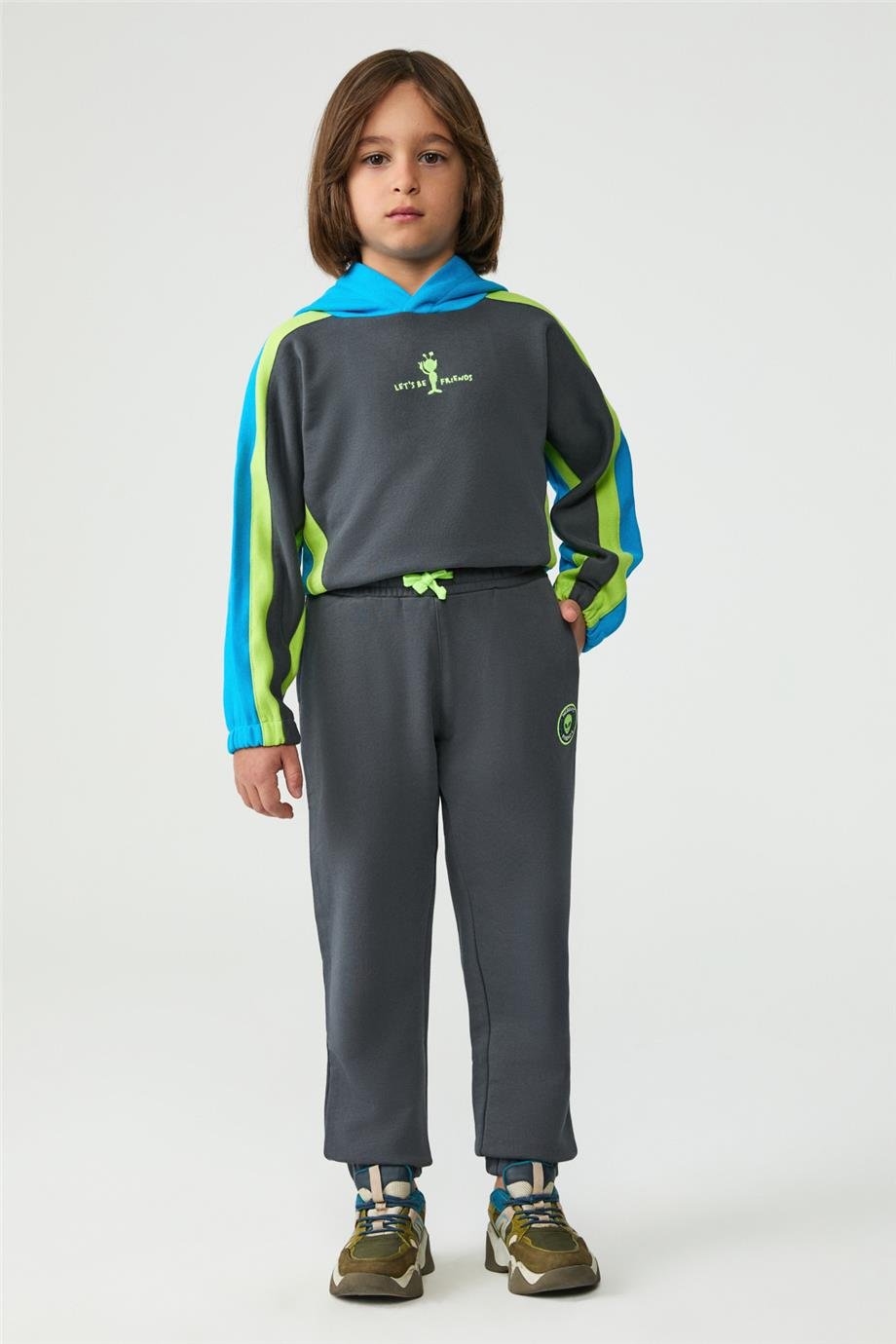 NBT Erkek Çocuk Antrasit Eşofman AltıNBT Erkek Çocuk Antrasit Eşofman Altı