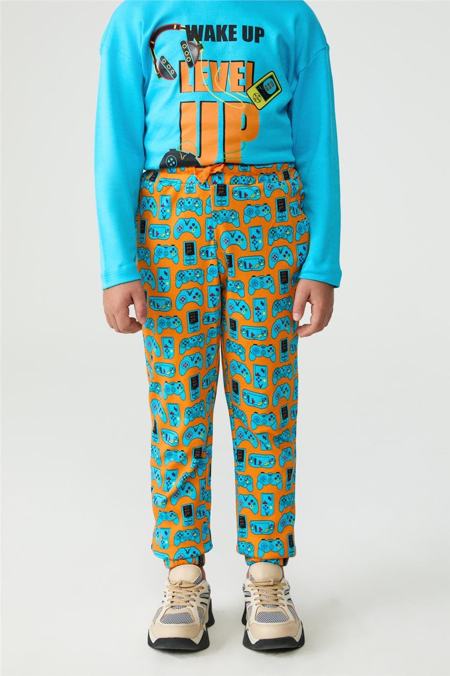 Nebbati Boy Patterned Pyjama SuitNebbati Boy Patterned Pyjama Suit