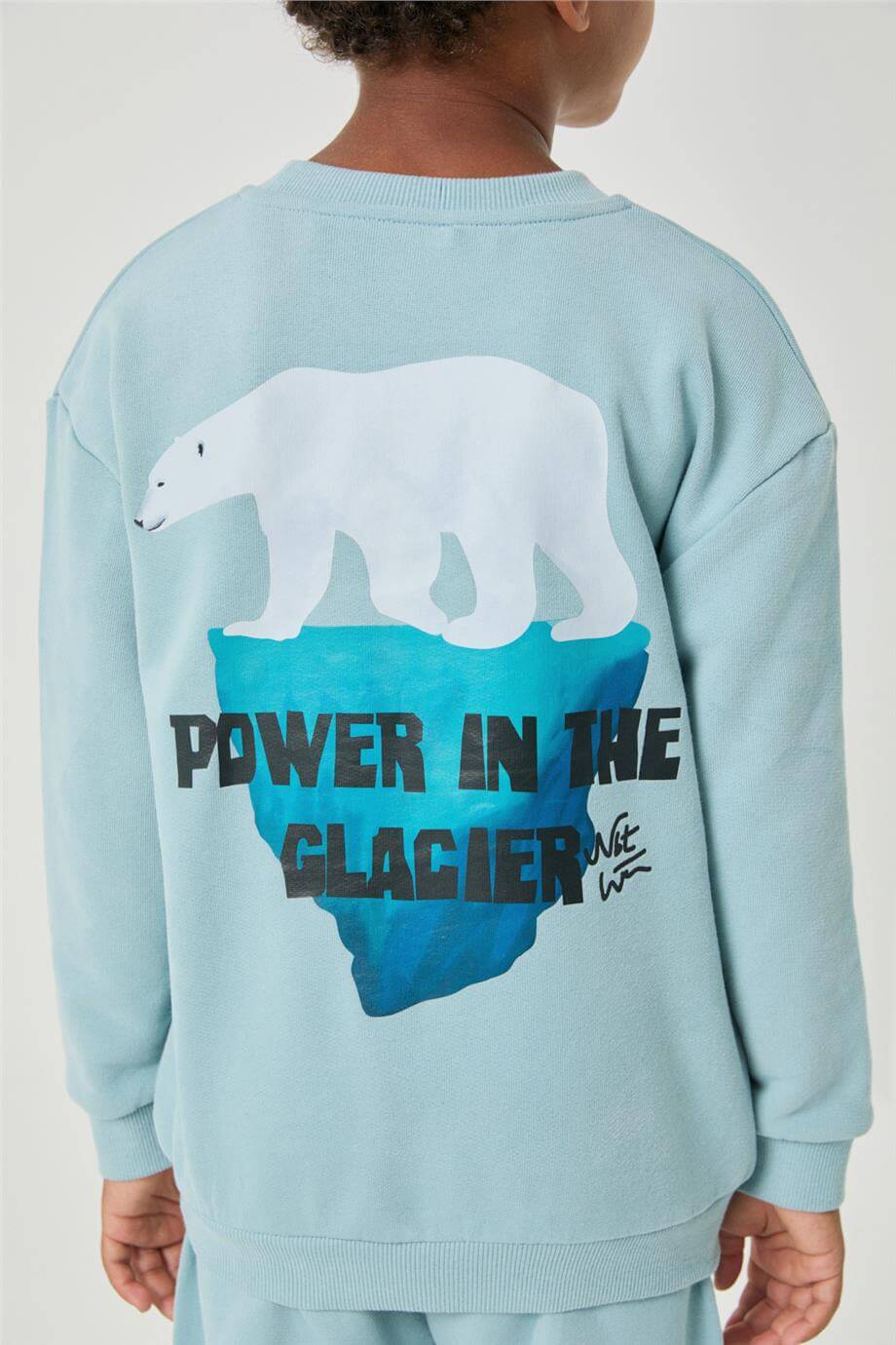 NBT Erkek Çocuk Mavi Eşofman ÜstüNBT Erkek Çocuk Mavi Eşofman Üstü