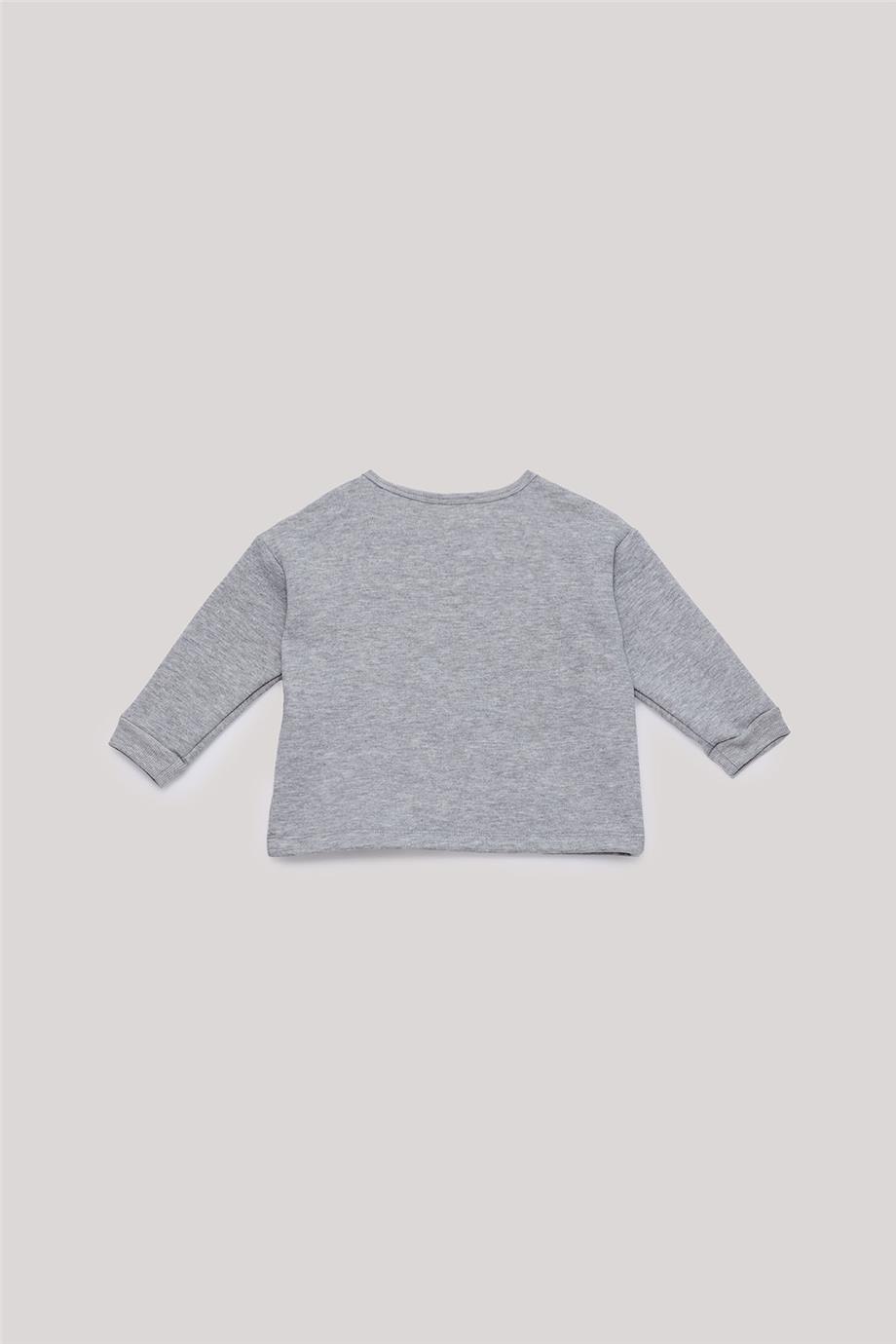 Nebbati Basic Erkek Bebek Gri Takım