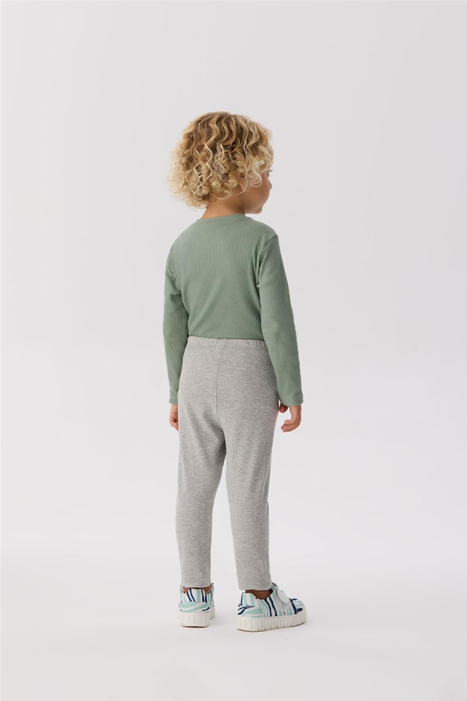 Nebbati Basic Erkek Bebek Gri Tayt