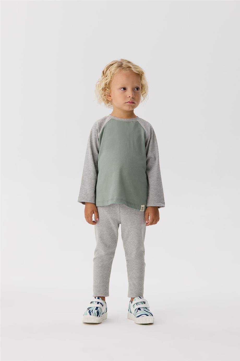 Nebbati Basic Erkek Bebek Renkli T-Shirt