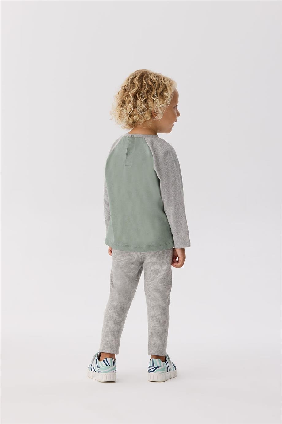 Nebbati Basic Erkek Bebek Renkli T-Shirt