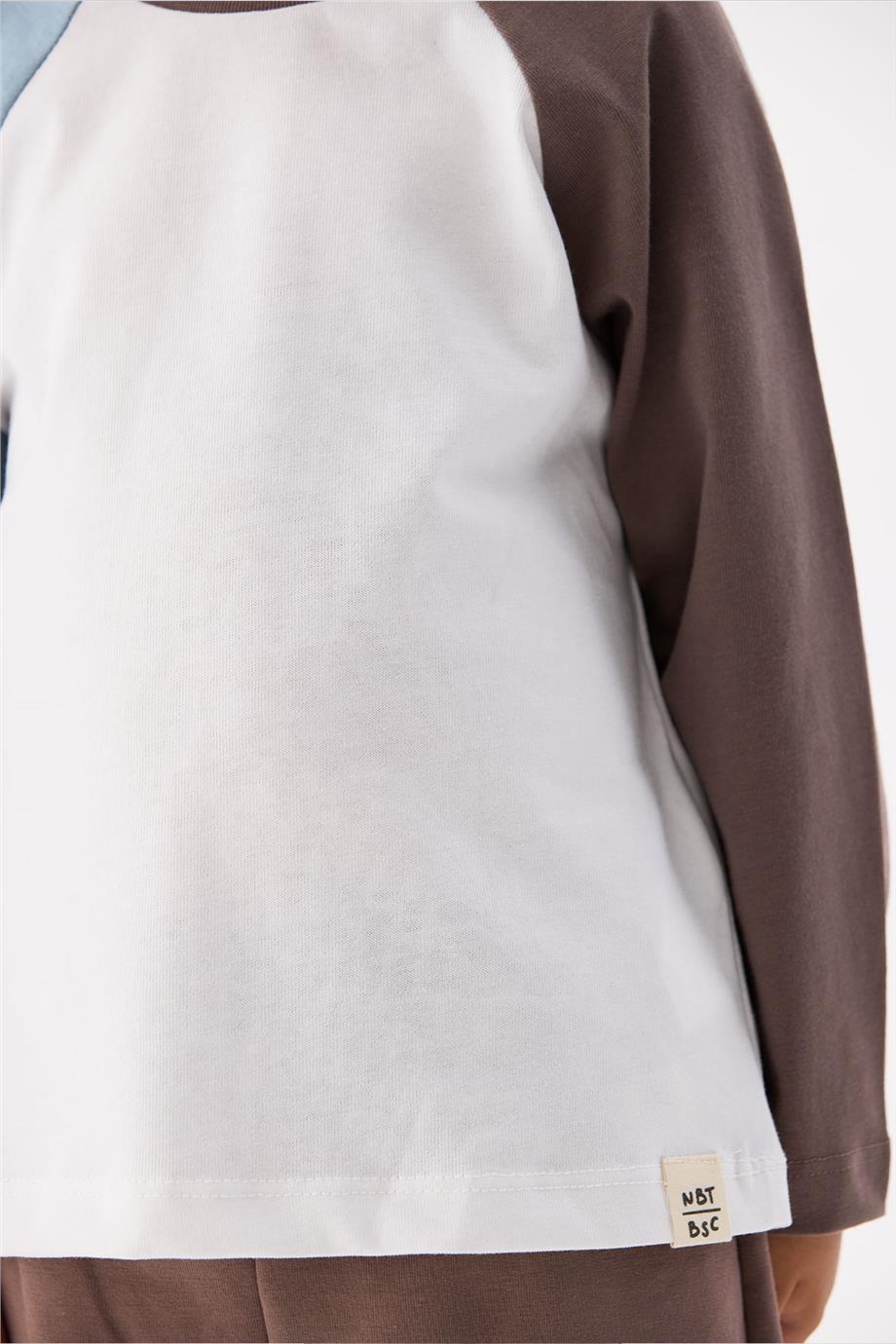 Nebbati Basic Erkek Bebek Renkli T-Shirt