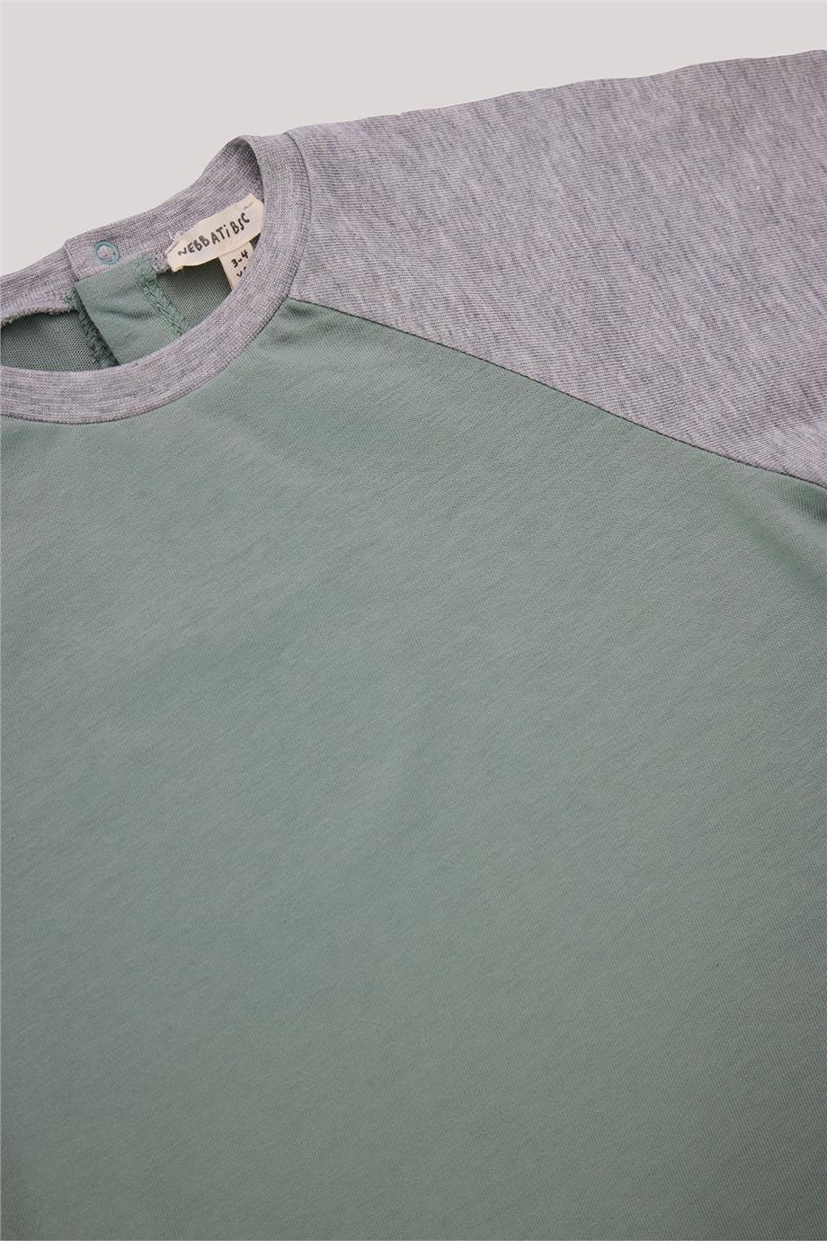 Nebbati Basic Erkek Bebek Renkli T-Shirt