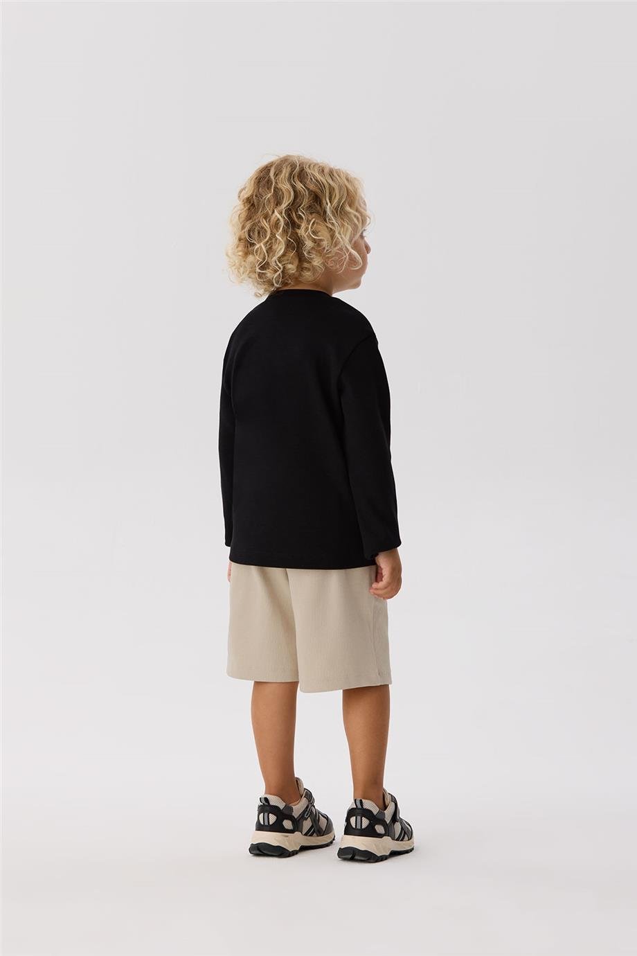 Nebbati Basic Erkek Bebek Siyah T-Shirt