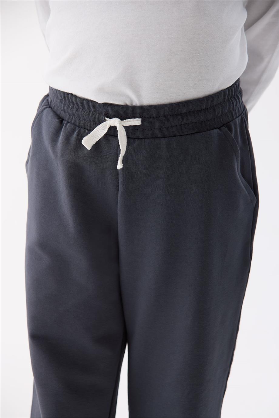 Nebbati Basic Erkek Çocuk Antrasit Eşofman Altı