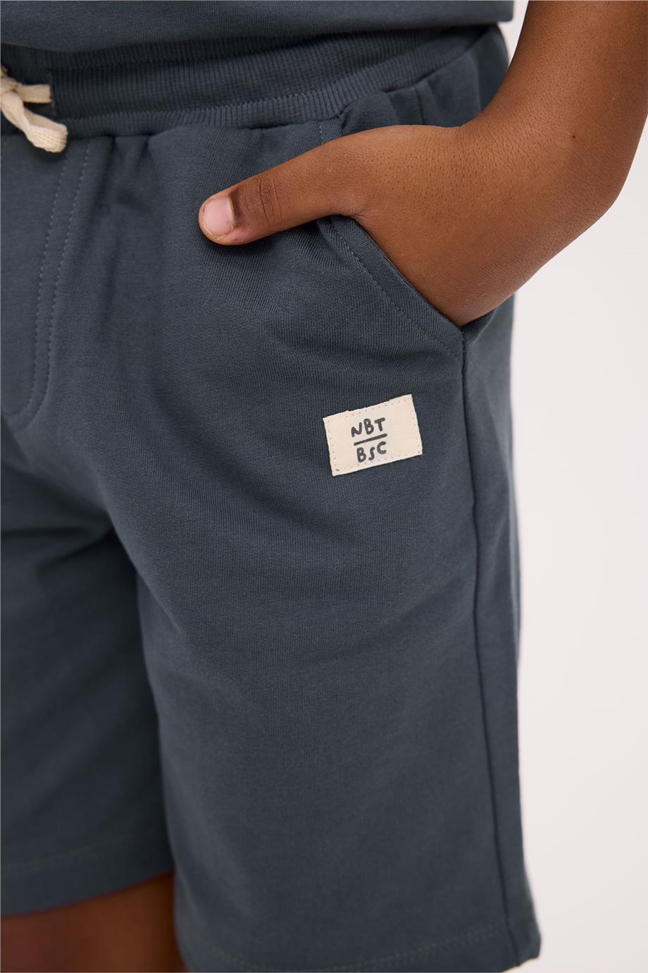 Nebbati Basic Boy Anthracite ShortsNebbati Basic Boy Anthracite Shorts