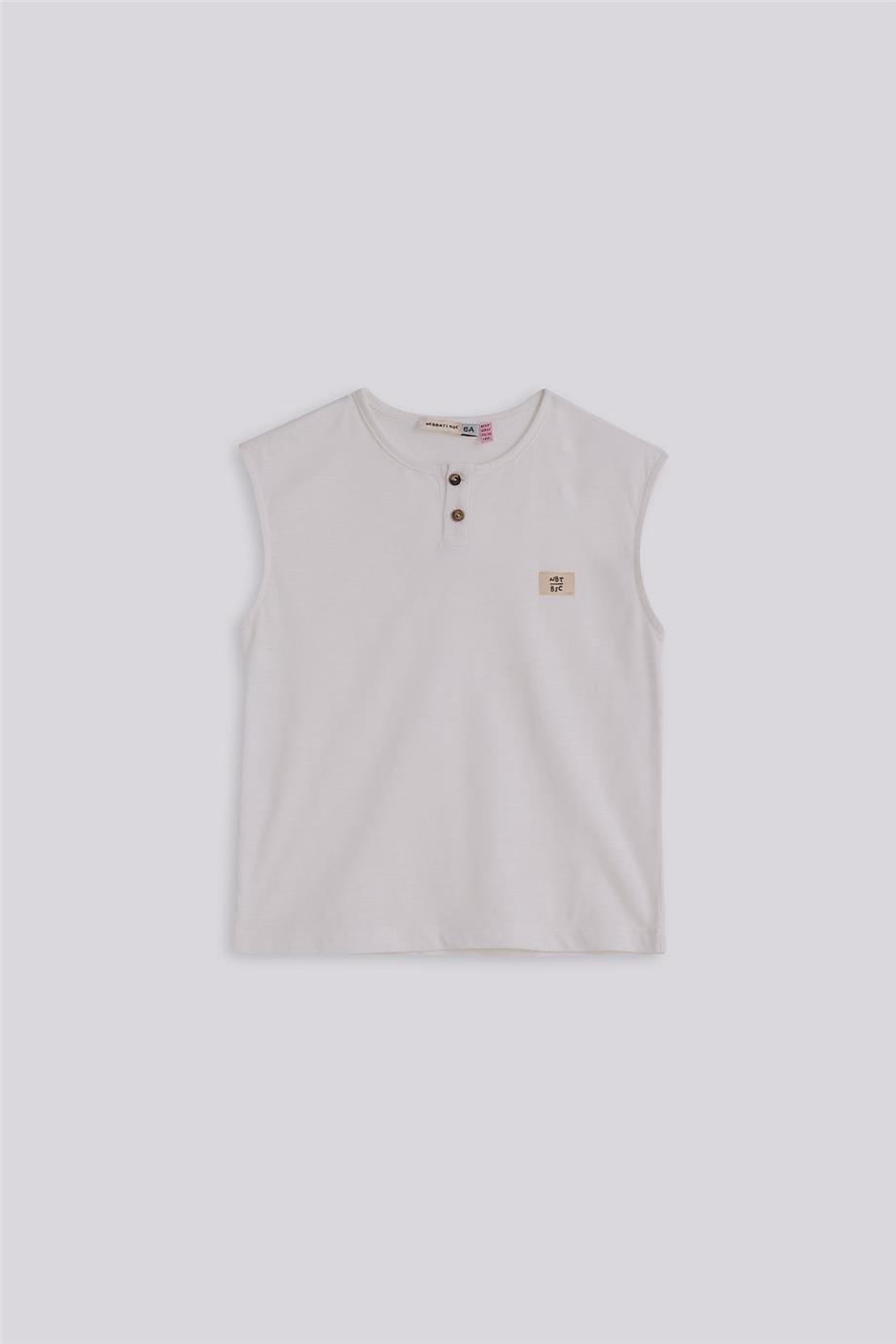 Nebbati Basic Boy White UndershirtNebbati Basic Boy White Undershirt