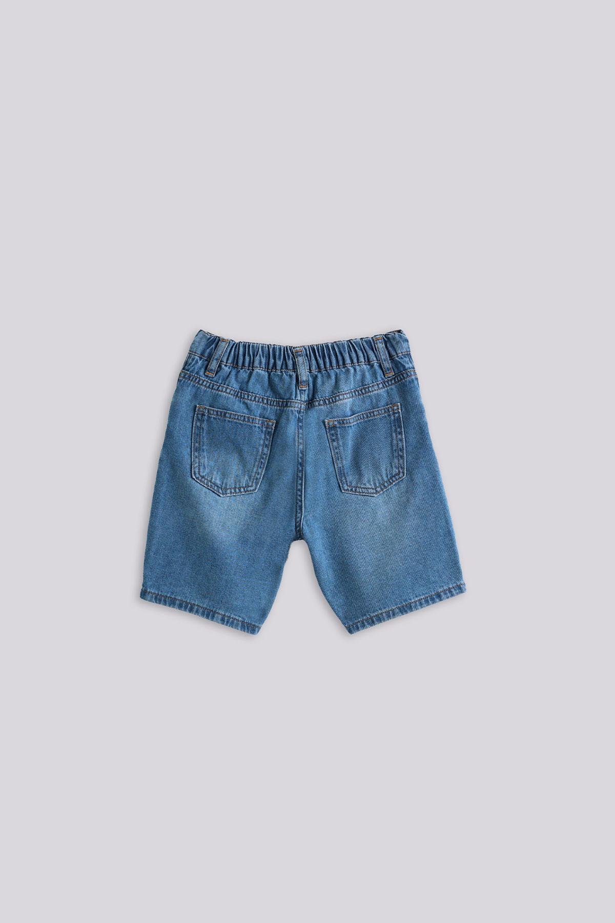 Nebbati Basic Boy Denim ShortsNebbati Basic Boy Denim Shorts