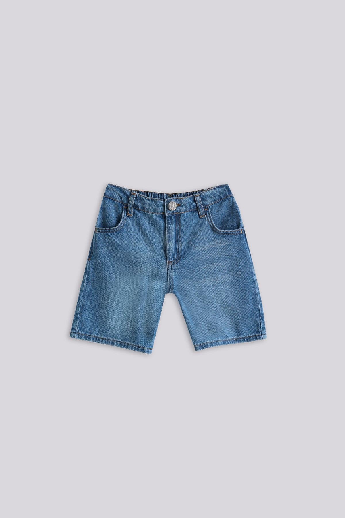 Nebbati Basic Boy Denim ShortsNebbati Basic Boy Denim Shorts
