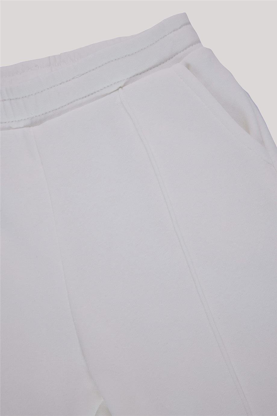 Nebbati Basic Erkek Çocuk Ekru Eşofman Altı