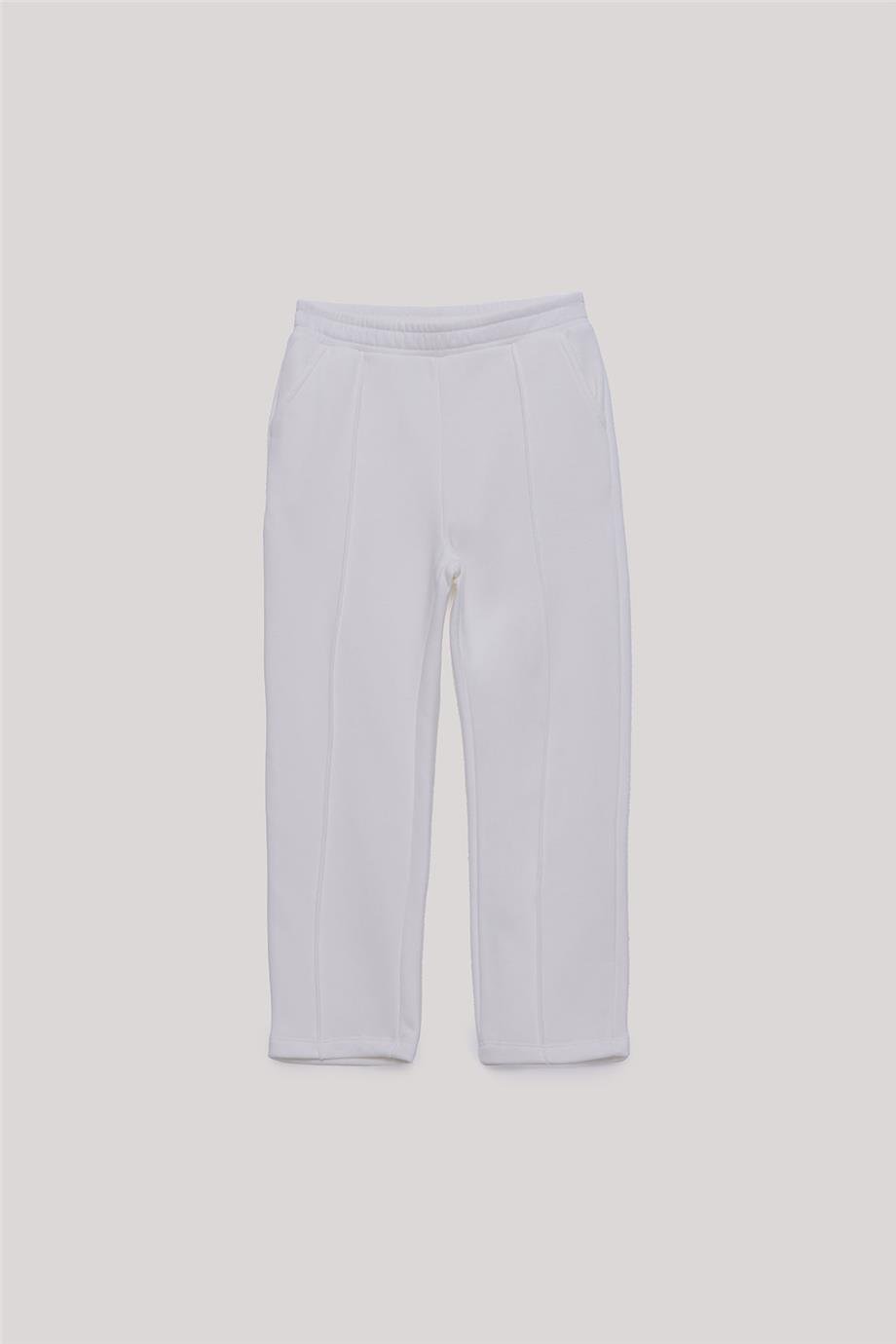 Nebbati Basic Erkek Çocuk Ekru Eşofman Altı