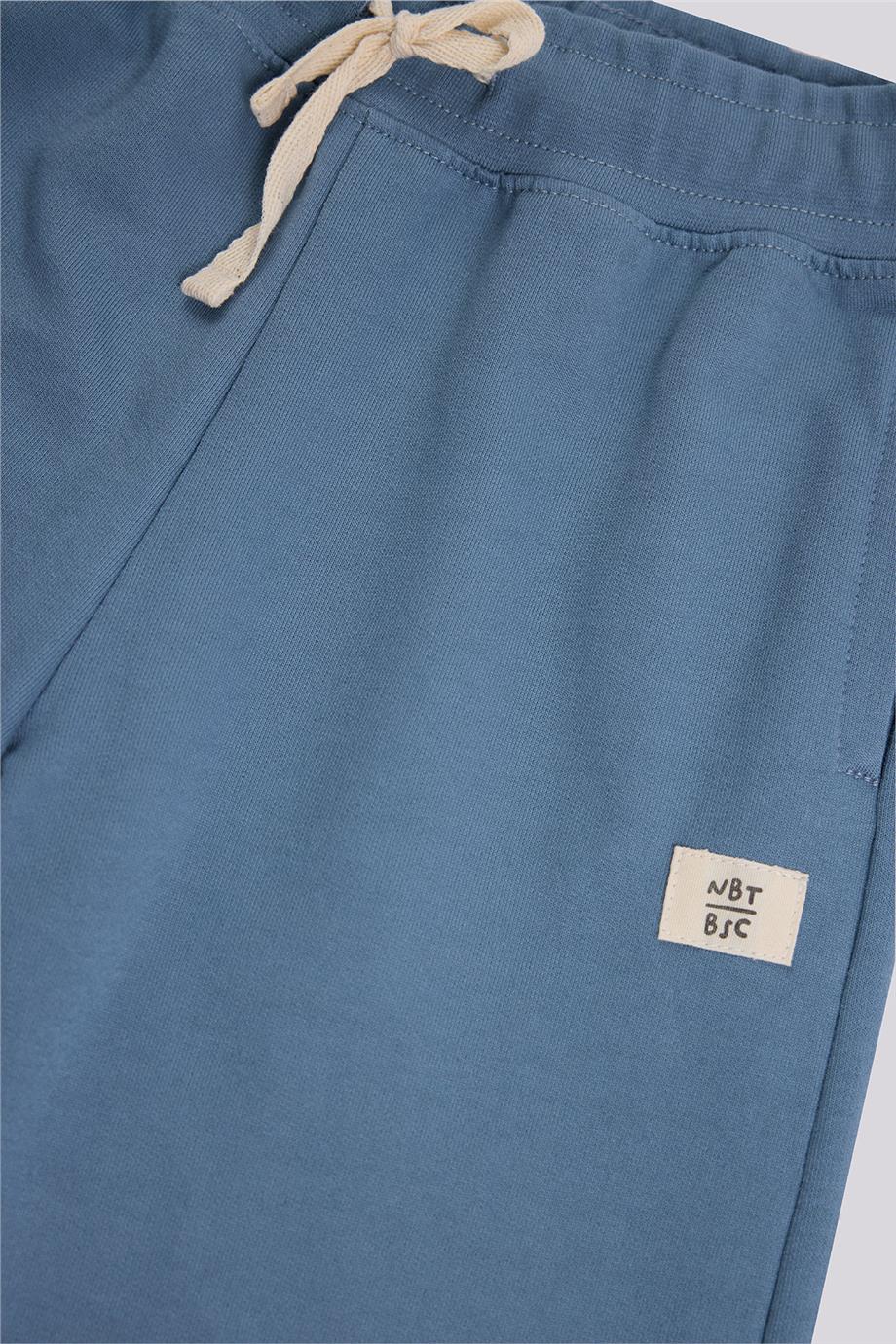 Nebbati Basic Erkek Çocuk Mavi Eşofman AltıNebbati Basic Erkek Çocuk Mavi Eşofman Altı