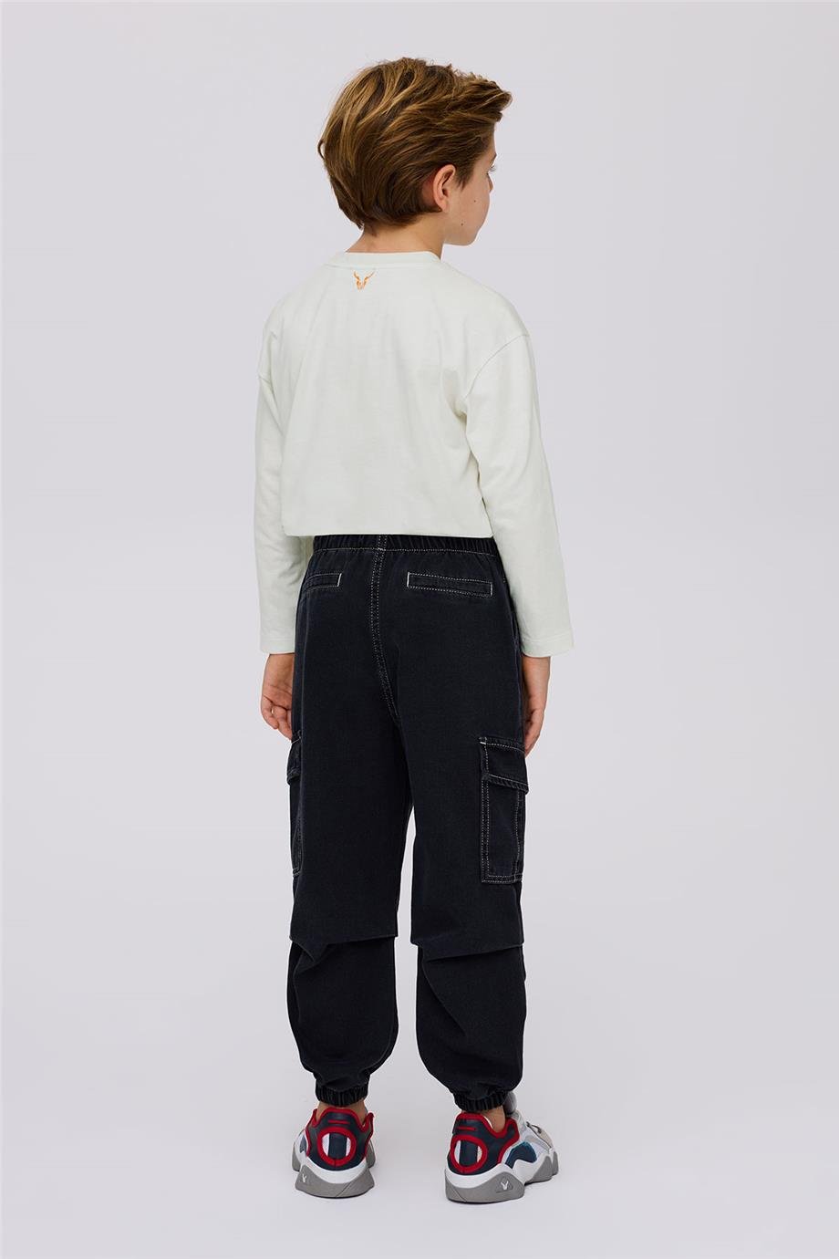 Nebbati Boy Anthracite TrousersNebbati Boy Anthracite Trousers