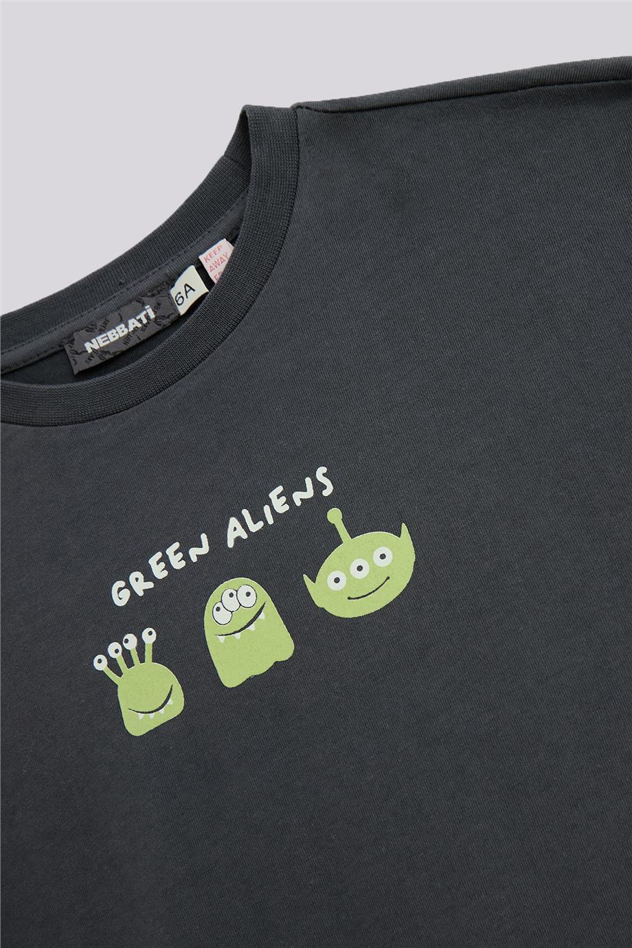 Nebbati Erkek Çocuk Antrasit TshirtNebbati Erkek Çocuk Antrasit Tshirt