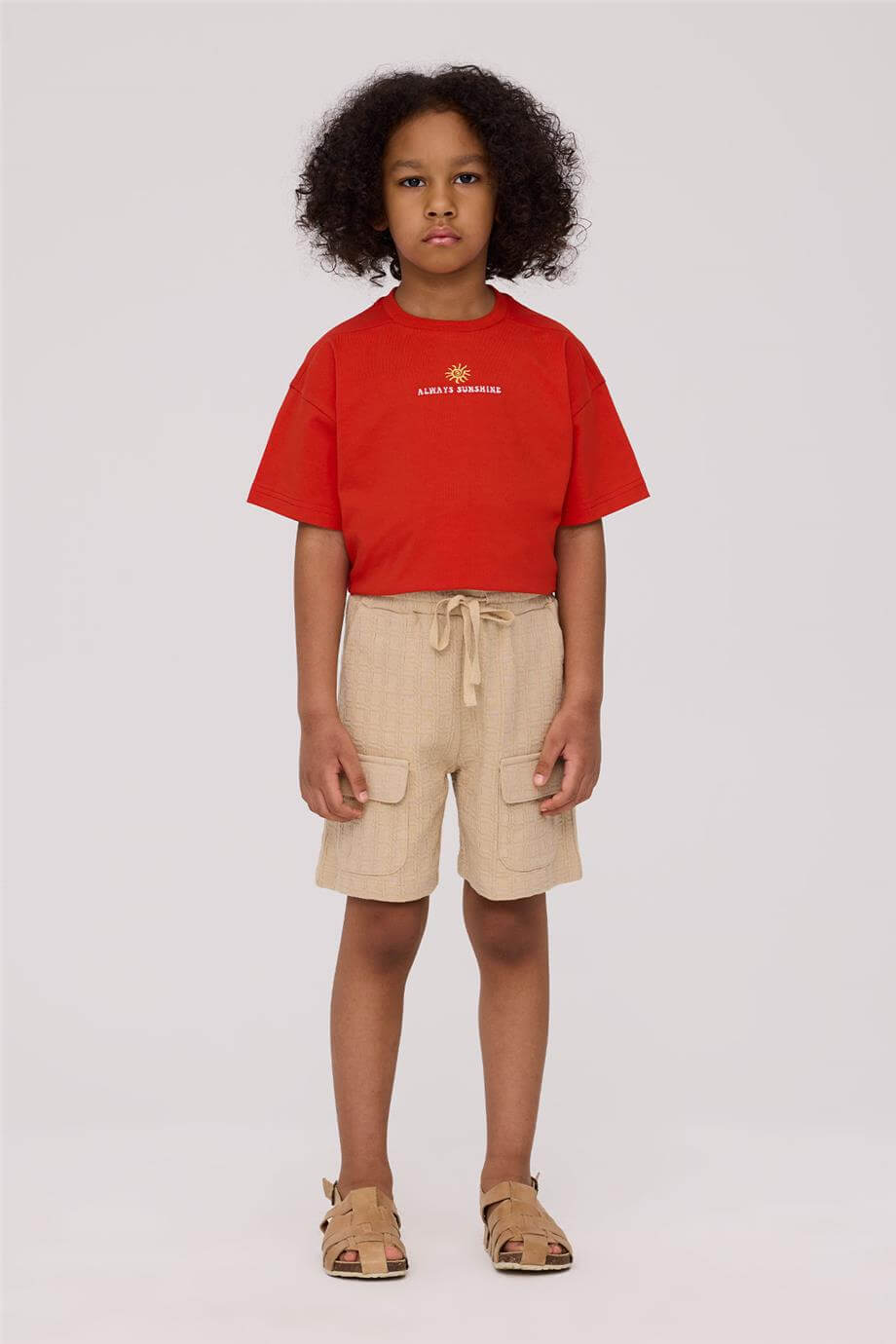 Nebbati Boy Beige ShortsNebbati Boy Beige Shorts