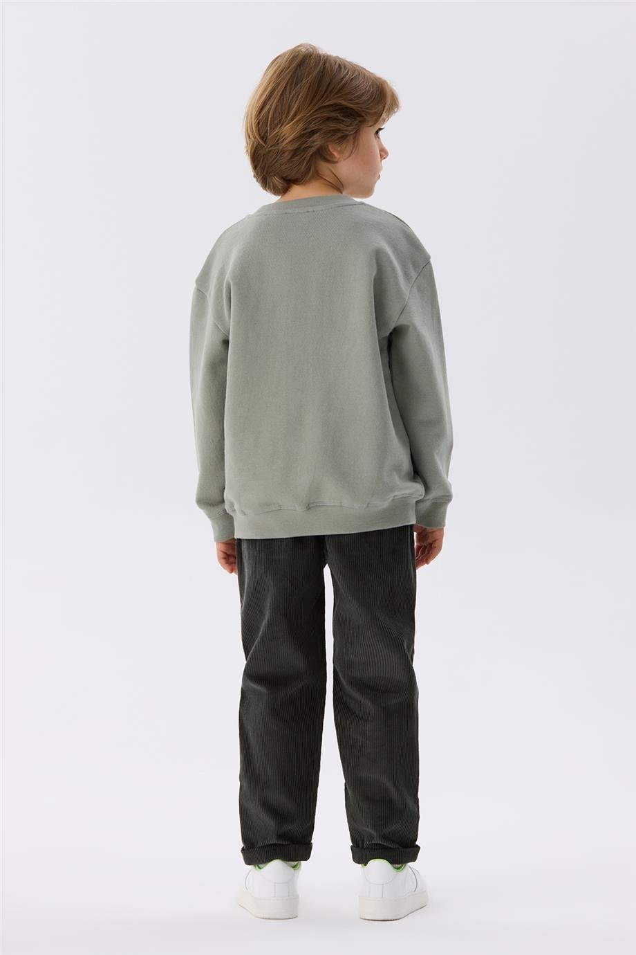 Nebbati Erkek Çocuk Bej Sweatshirt