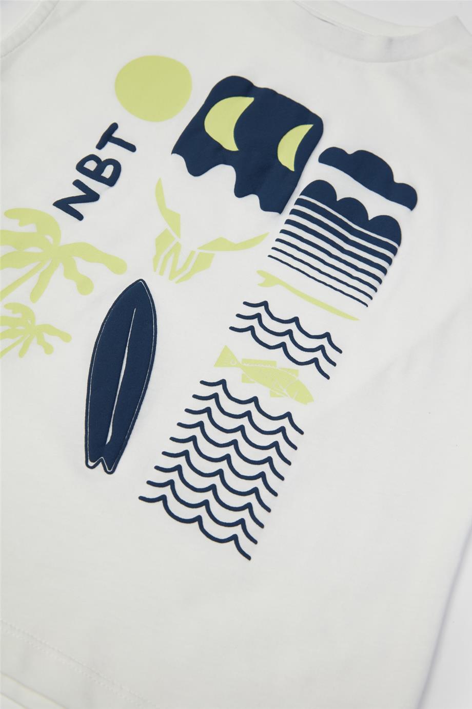 Nebbati Erkek Çocuk Beyaz Atlet