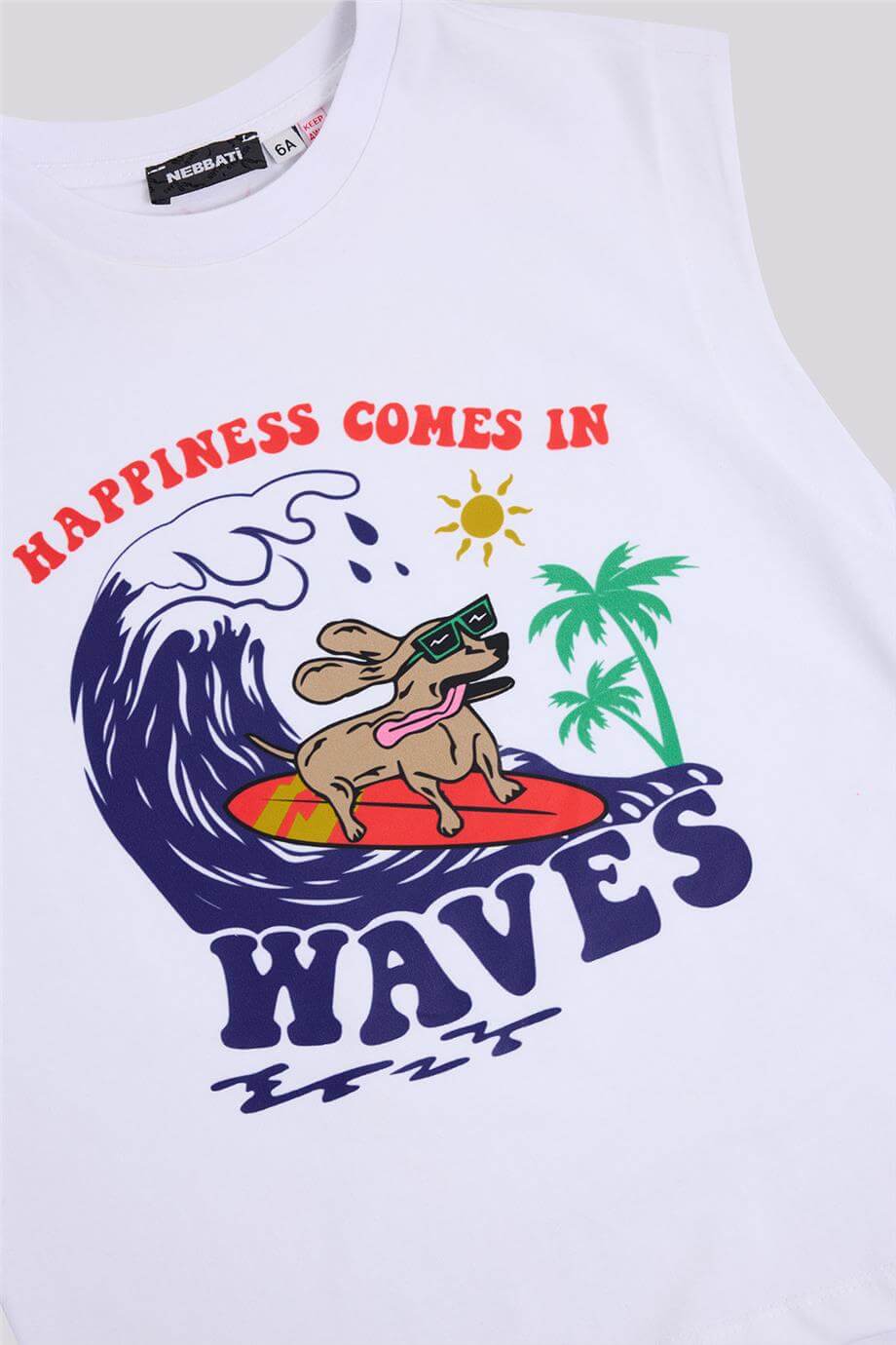 Nebbati Boy White UndershirtNebbati Boy White Undershirt