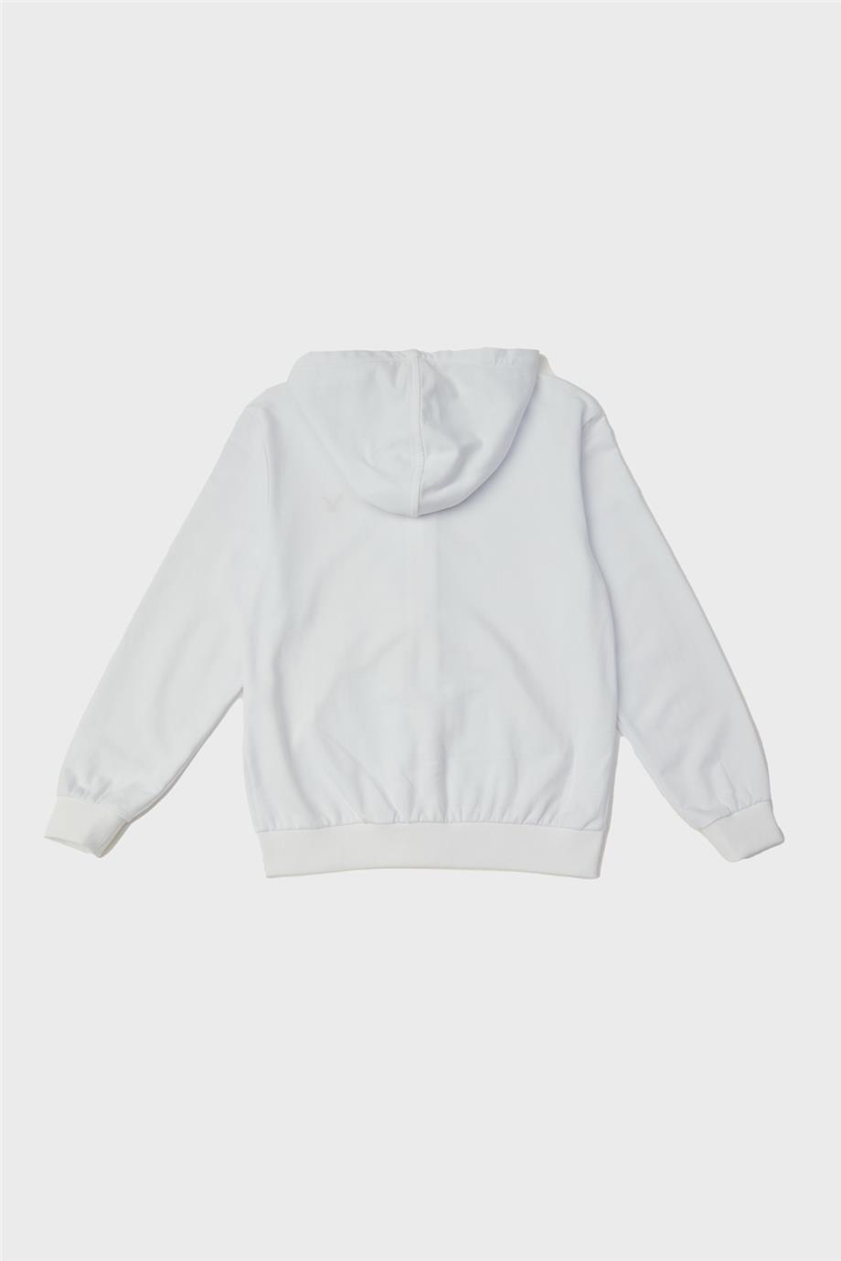 Nebbati Erkek Çocuk Beyaz Eşofman Üstü