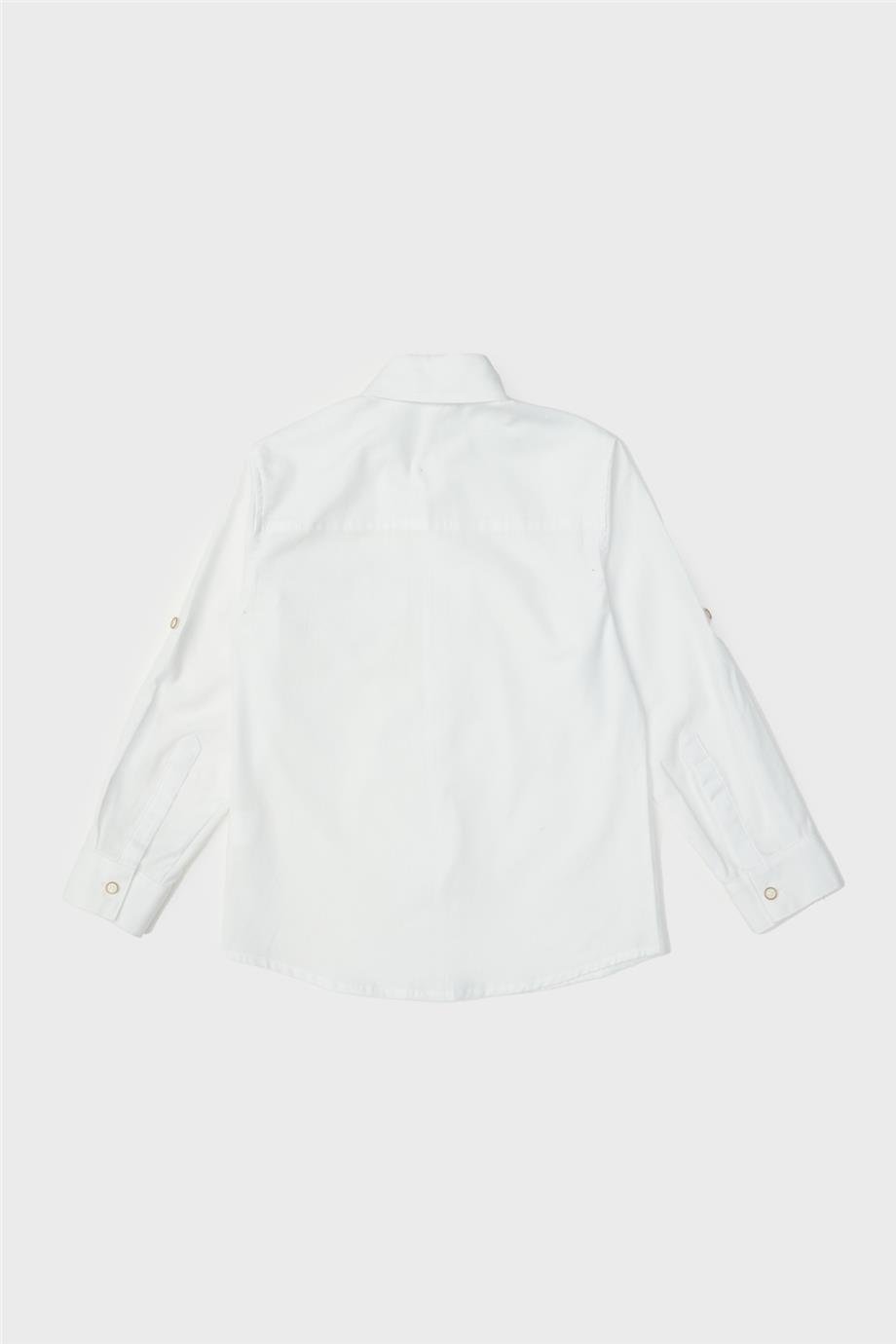 Nebbati Erkek Çocuk Beyaz Gömlek