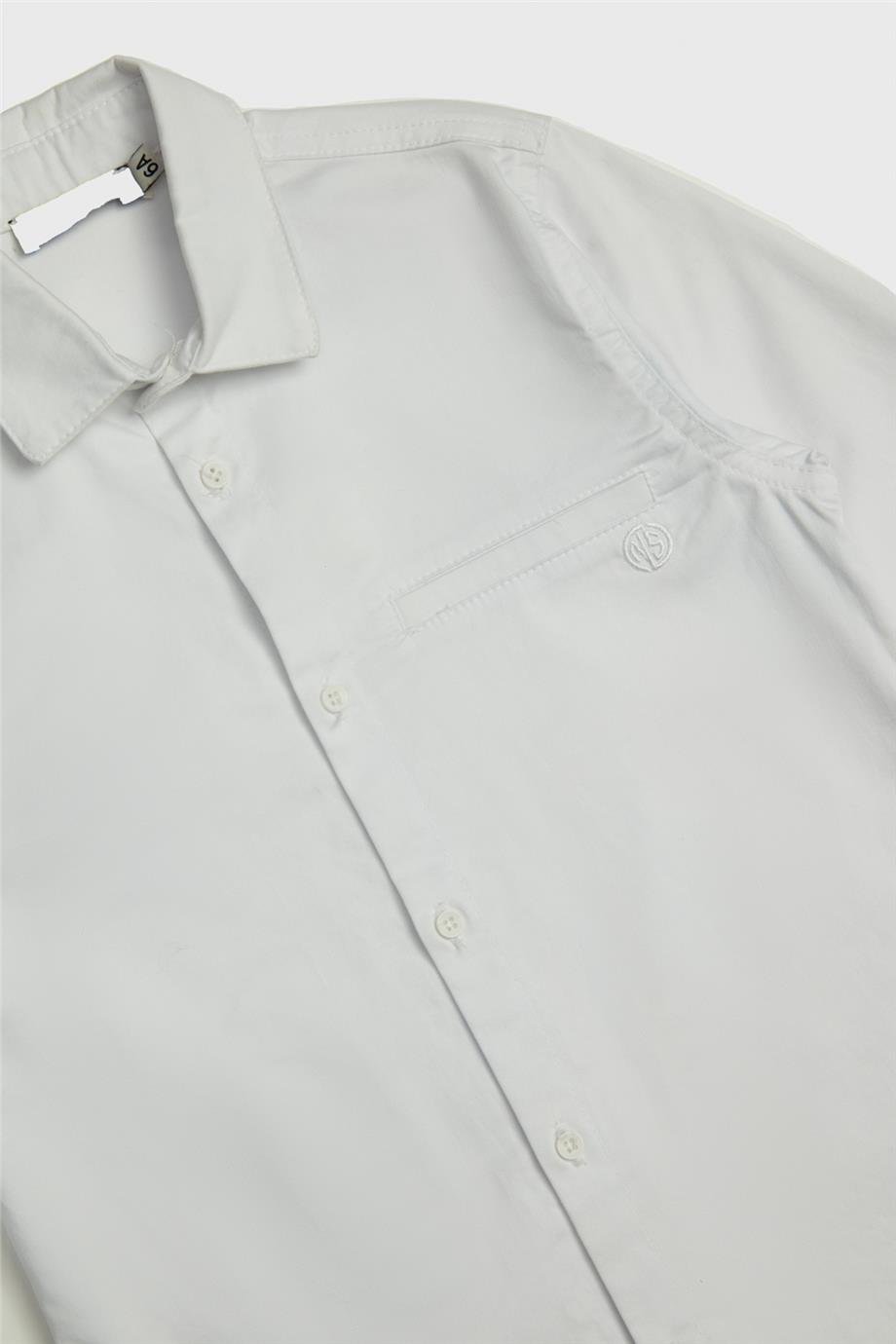 Nebbati Erkek Çocuk Beyaz Gömlek