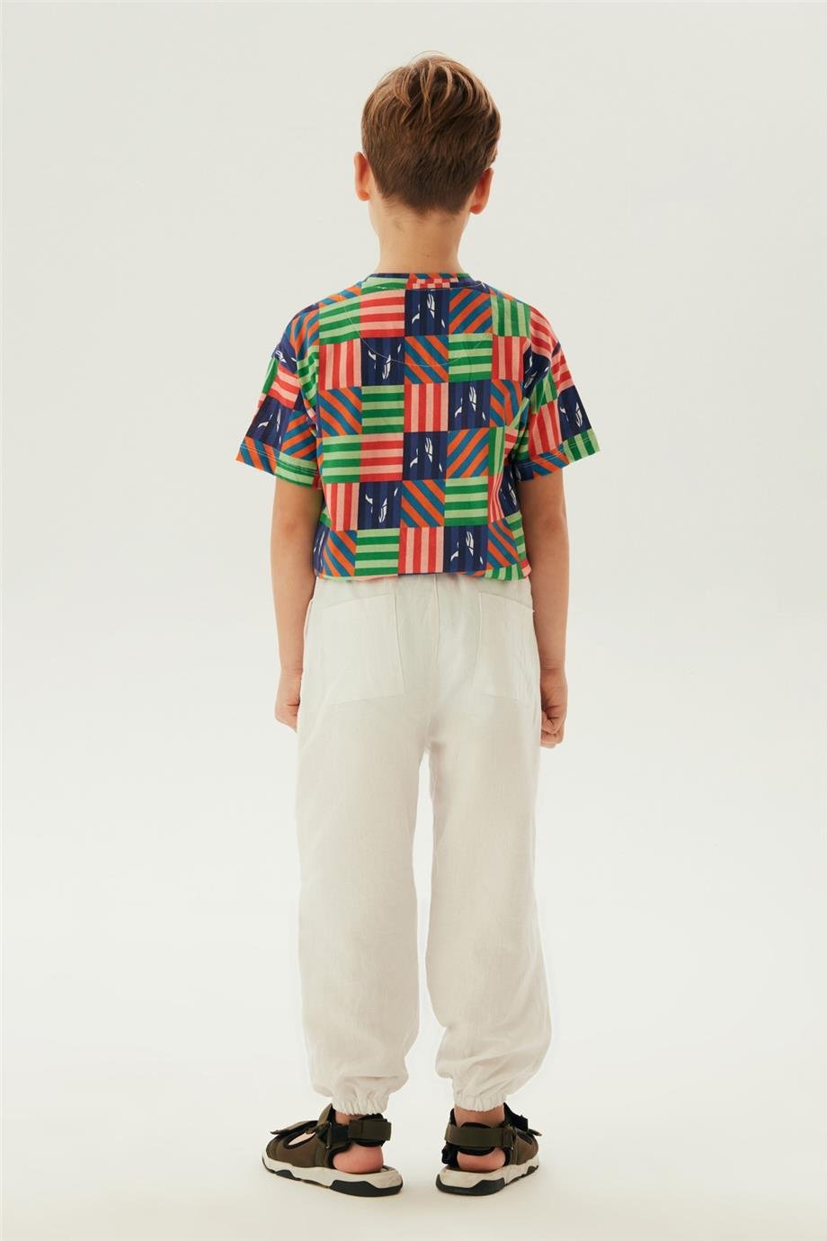 Nebbati Erkek Çocuk Beyaz Pantolon