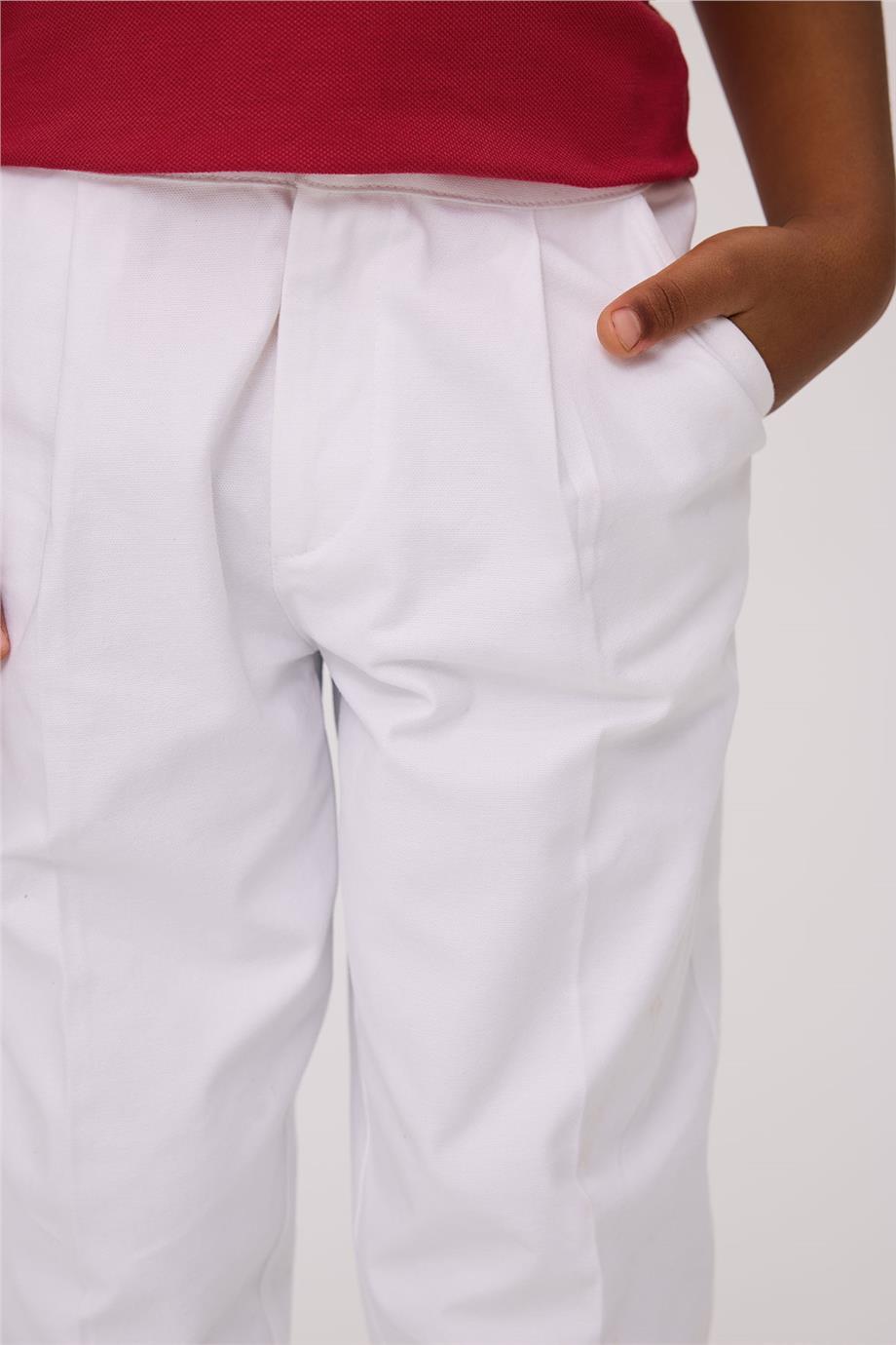 Nebbati Erkek Çocuk Beyaz PantolonNebbati Erkek Çocuk Beyaz Pantolon