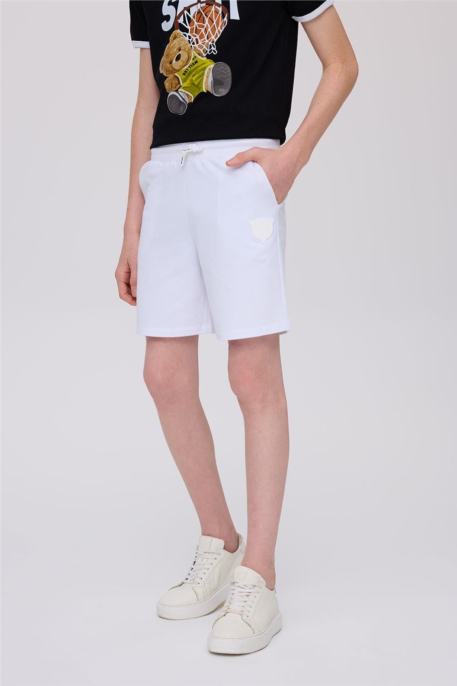 Nebbati Boy White ShortsNebbati Boy White Shorts