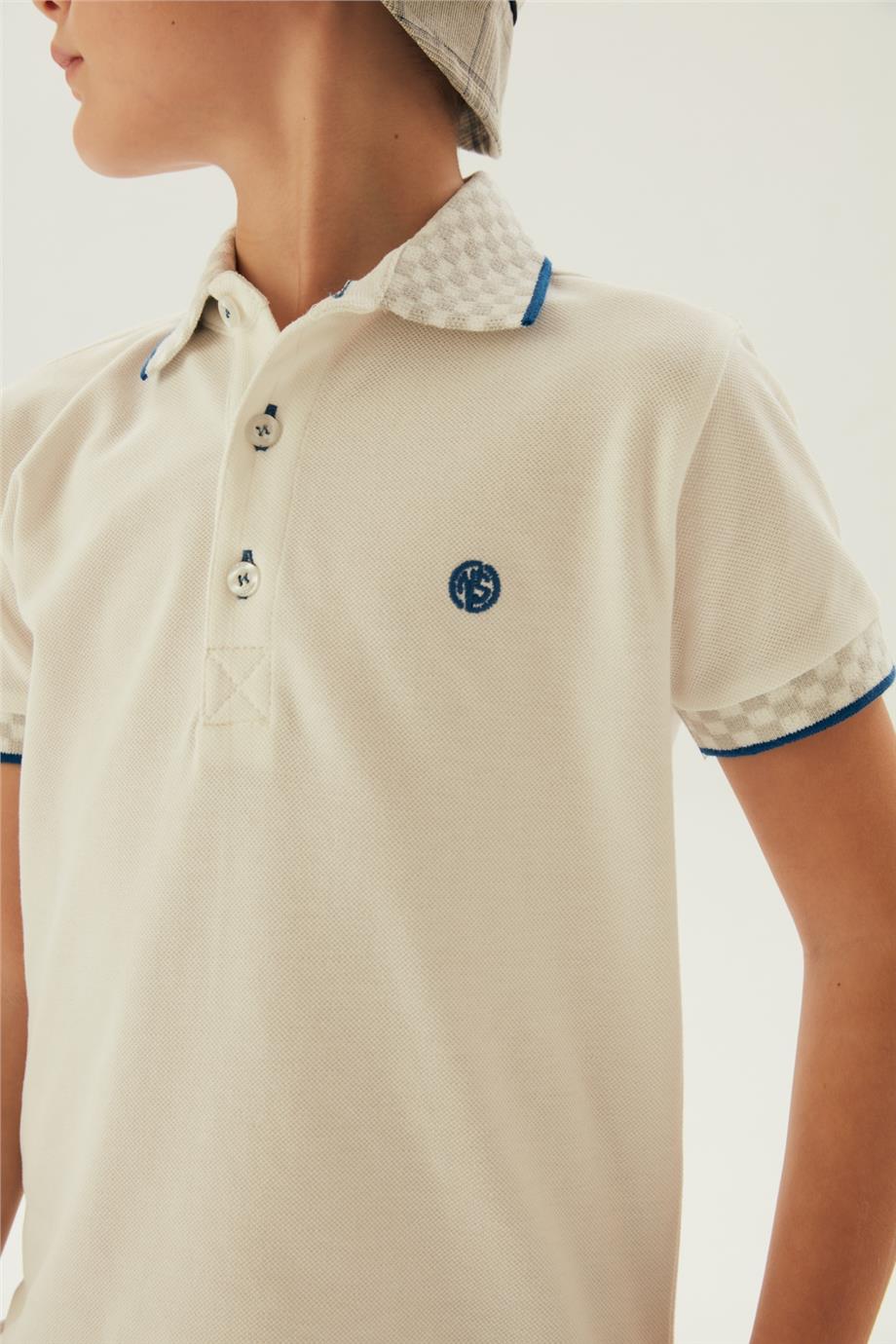 Nebbati Erkek Çocuk Beyaz T-Shirt