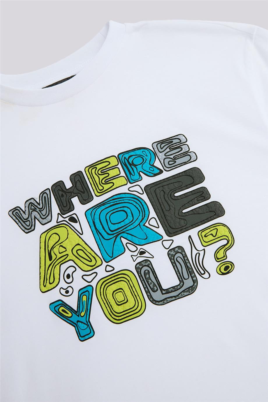 Nebbati Erkek Çocuk Beyaz TshirtNebbati Erkek Çocuk Beyaz Tshirt