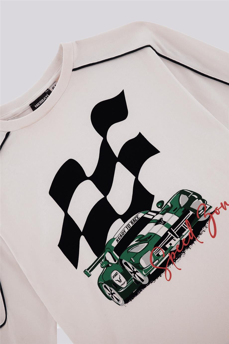 Nebbati Erkek Çocuk Beyaz TshirtNebbati Erkek Çocuk Beyaz Tshirt