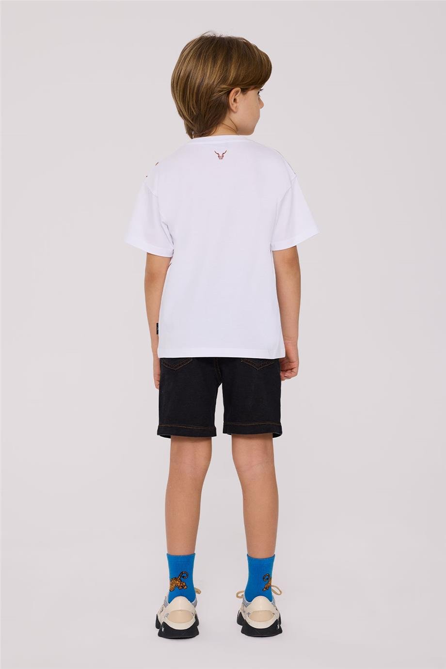 Nebbati Erkek Çocuk Beyaz TshirtNebbati Erkek Çocuk Beyaz Tshirt