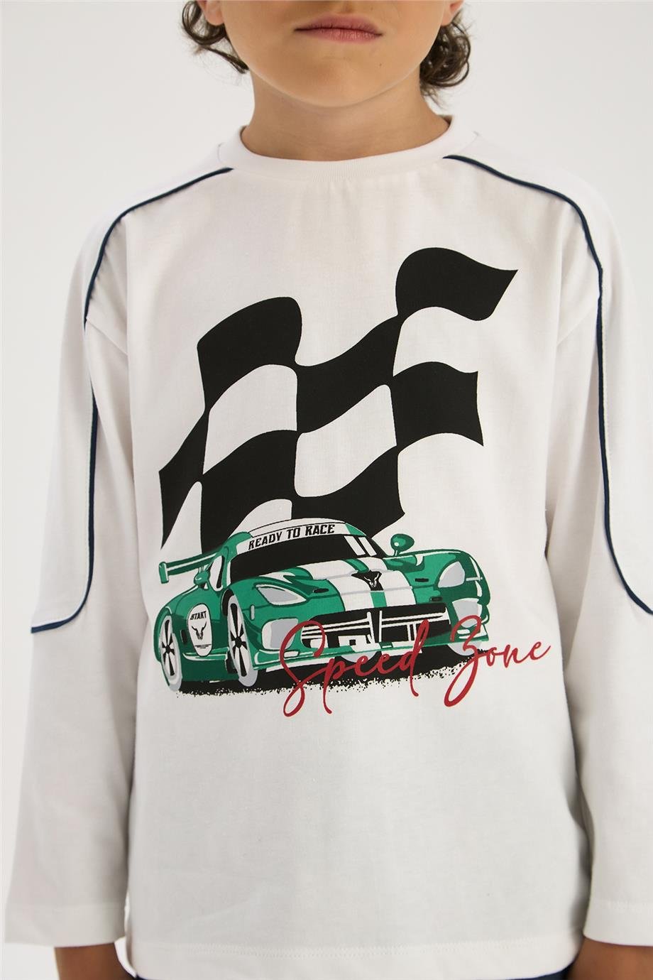 Nebbati Erkek Çocuk Beyaz TshirtNebbati Erkek Çocuk Beyaz Tshirt