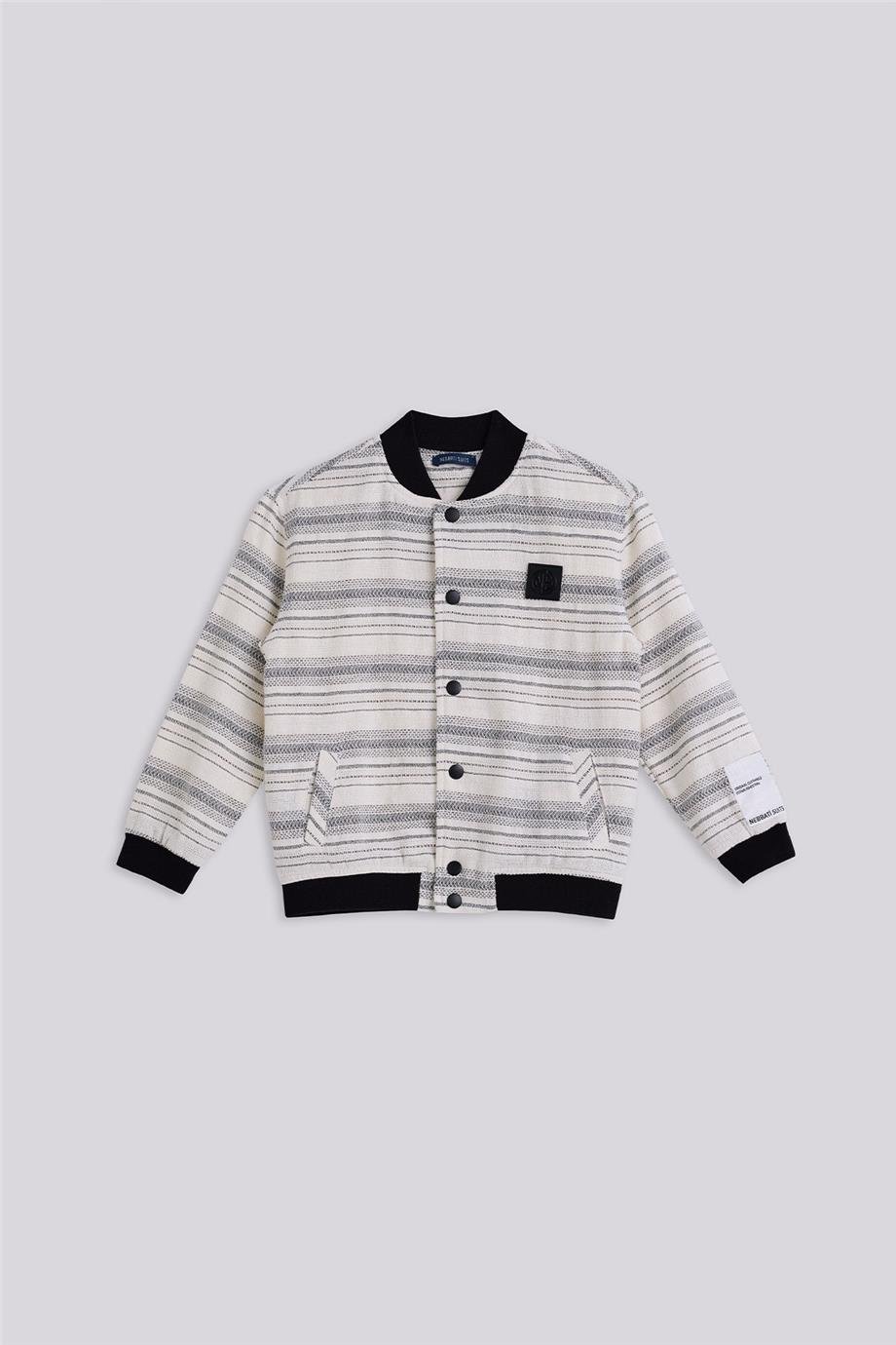 Nebbati Erkek Çocuk Çizgili CeketNebbati Erkek Çocuk Çizgili Ceket