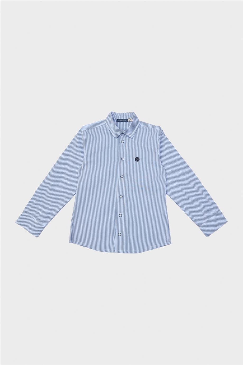 Nebbati Erkek Çocuk Çizgili Gömlek