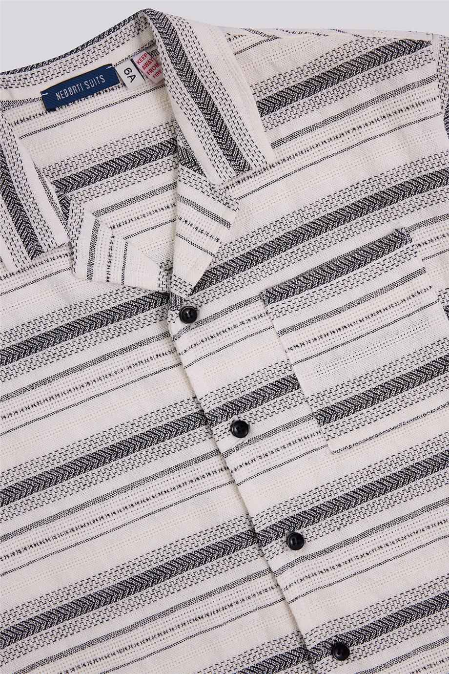 Nebbati Boy Striped ShirtNebbati Boy Striped Shirt