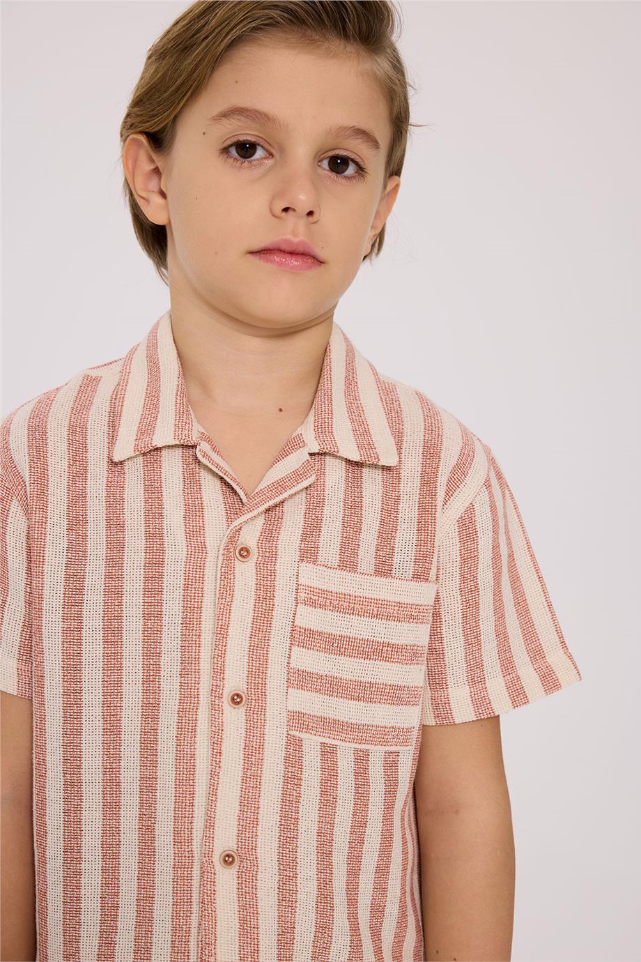 Nebbati Boy Striped ShirtNebbati Boy Striped Shirt