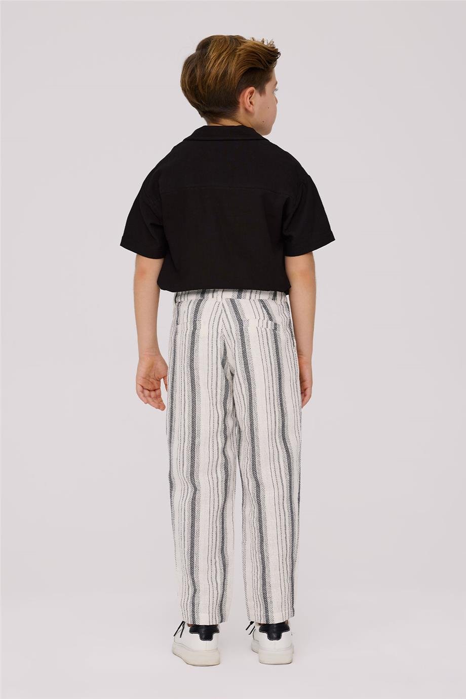Nebbati Boy Striped TrousersNebbati Boy Striped Trousers