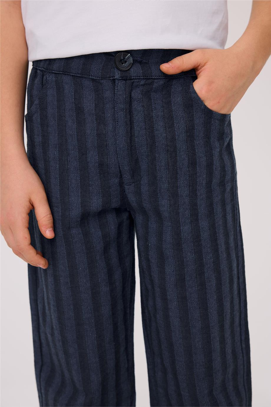 Nebbati Boy Striped TrousersNebbati Boy Striped Trousers