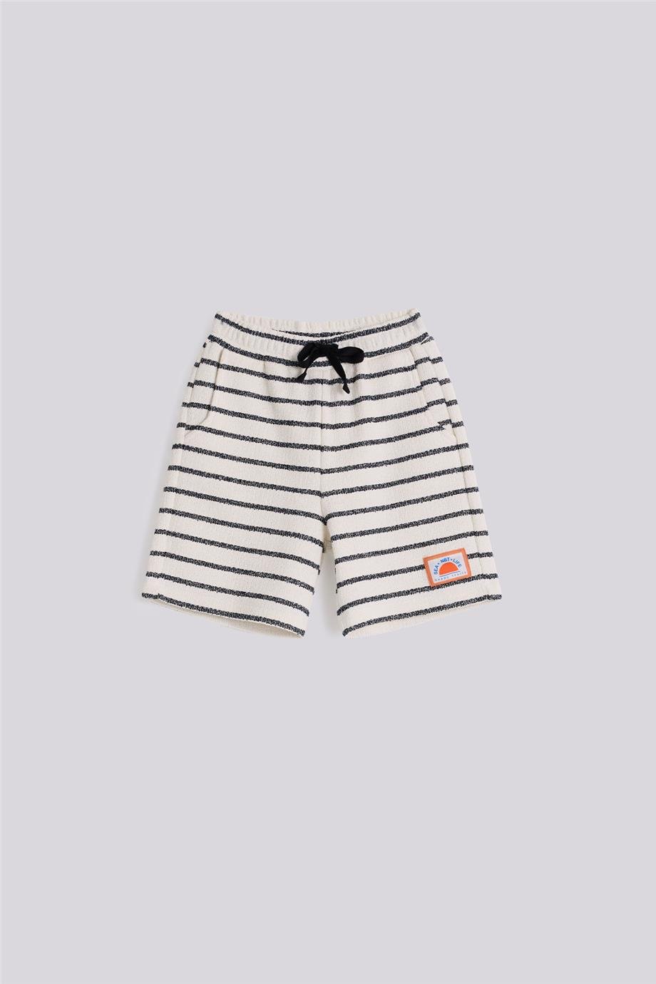 Nebbati Erkek Çocuk Çizgili ŞortNebbati Erkek Çocuk Çizgili Şort