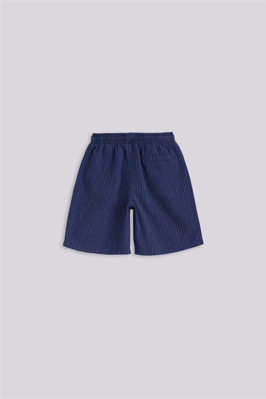 Nebbati Erkek Çocuk Çizgili ŞortNebbati Erkek Çocuk Çizgili Şort