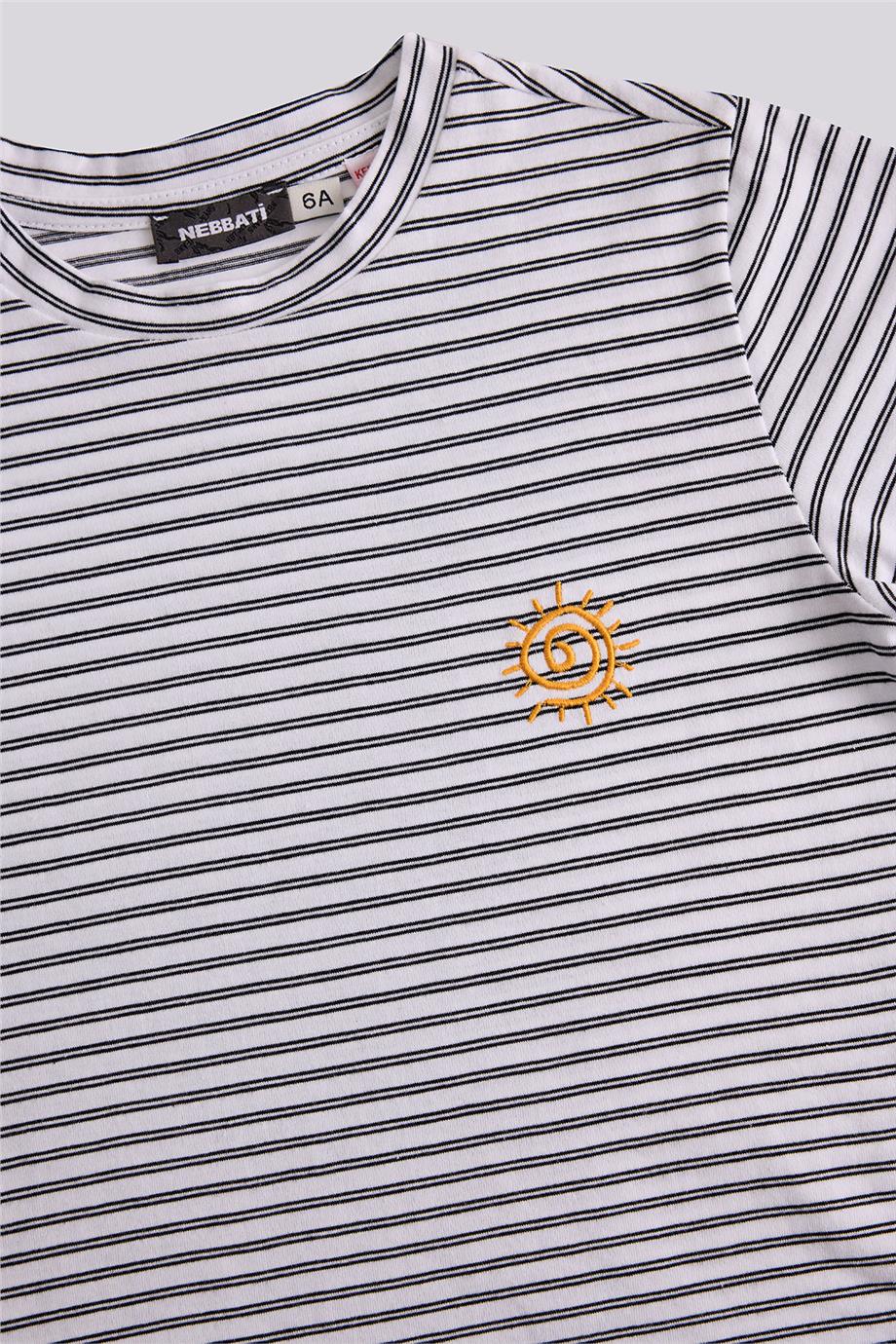 Nebbati Boy Striped TshirtNebbati Boy Striped Tshirt