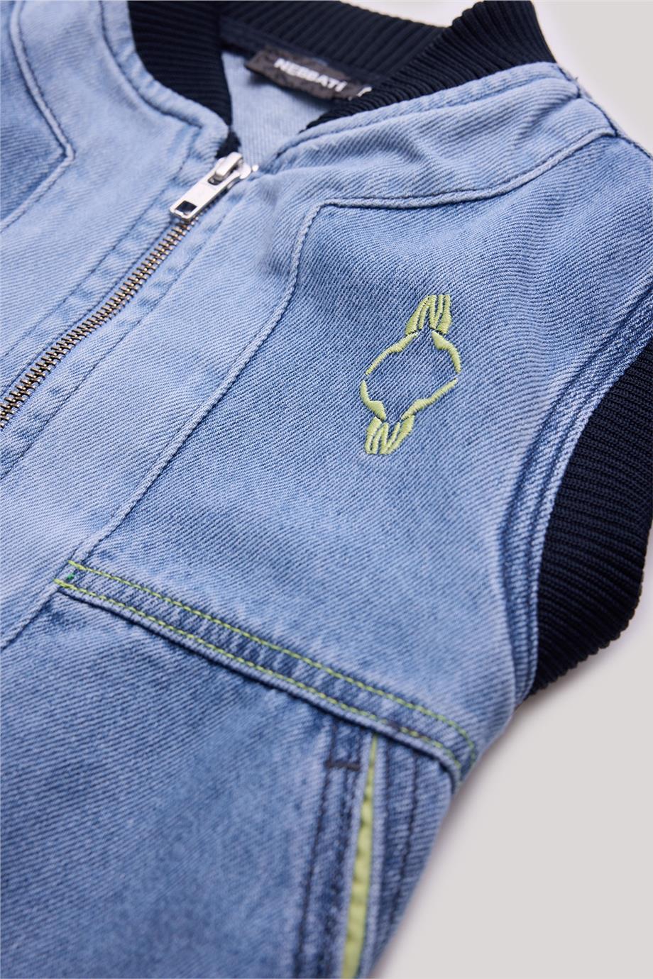 Nebbati Erkek Çocuk Denim Yelek