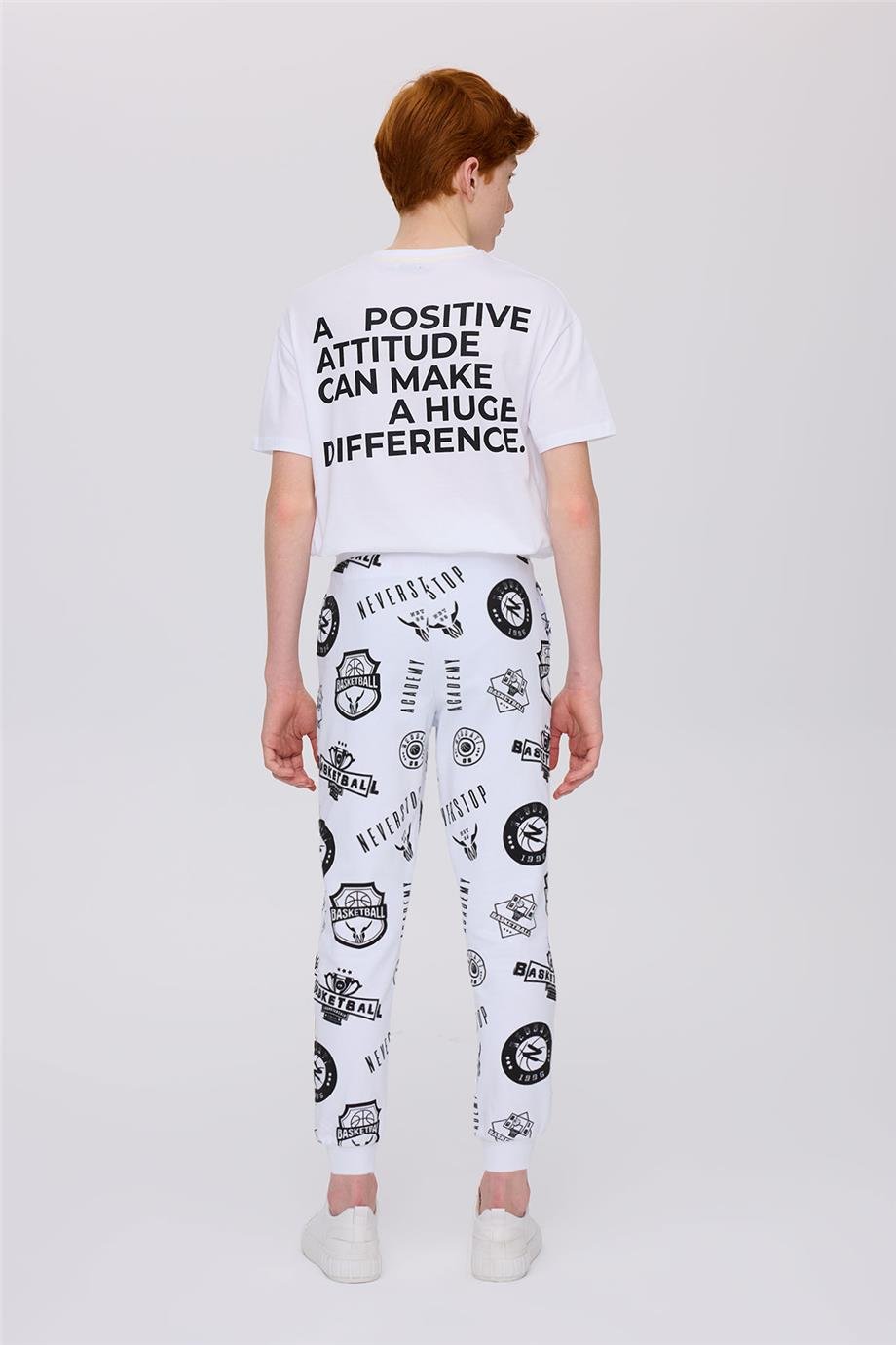 Nebbati Erkek Çocuk Desenli Eşofman AltıNebbati Erkek Çocuk Desenli Eşofman Altı