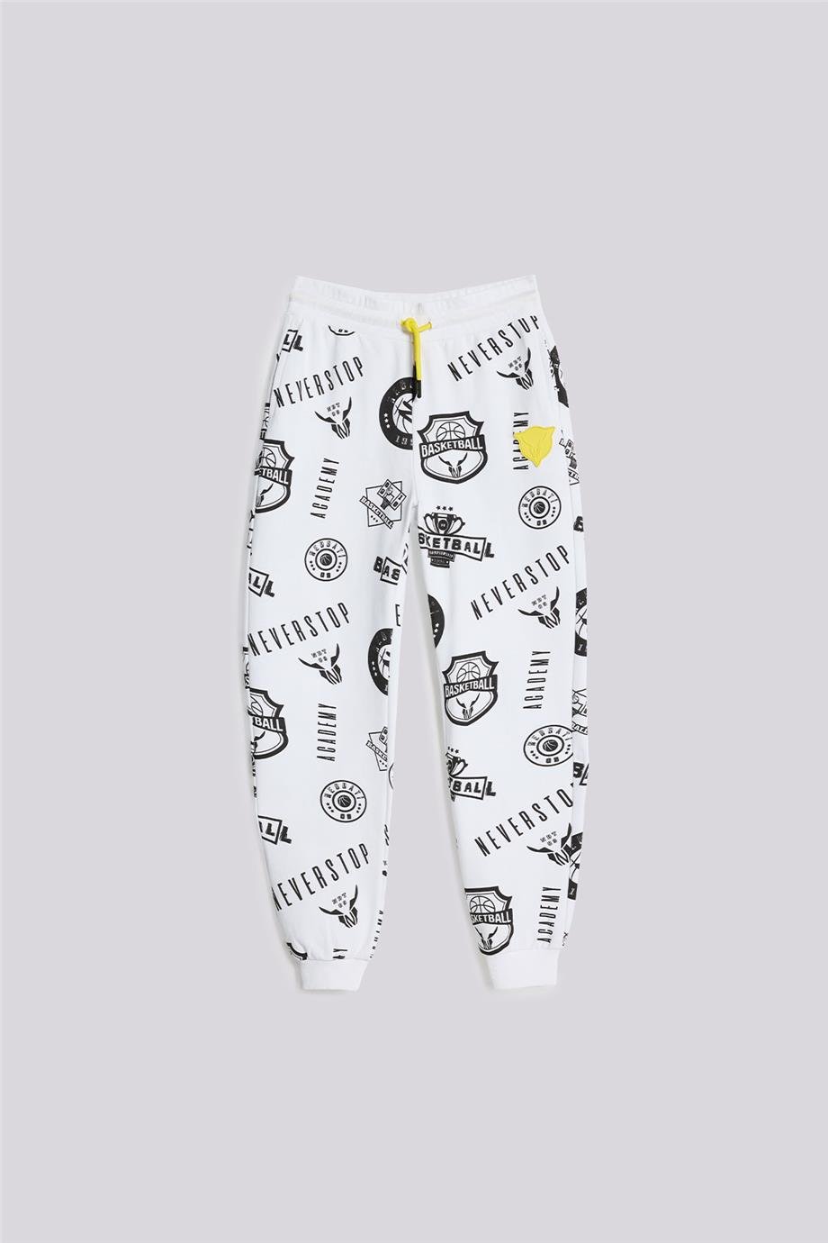 Nebbati Erkek Çocuk Desenli Eşofman AltıNebbati Erkek Çocuk Desenli Eşofman Altı